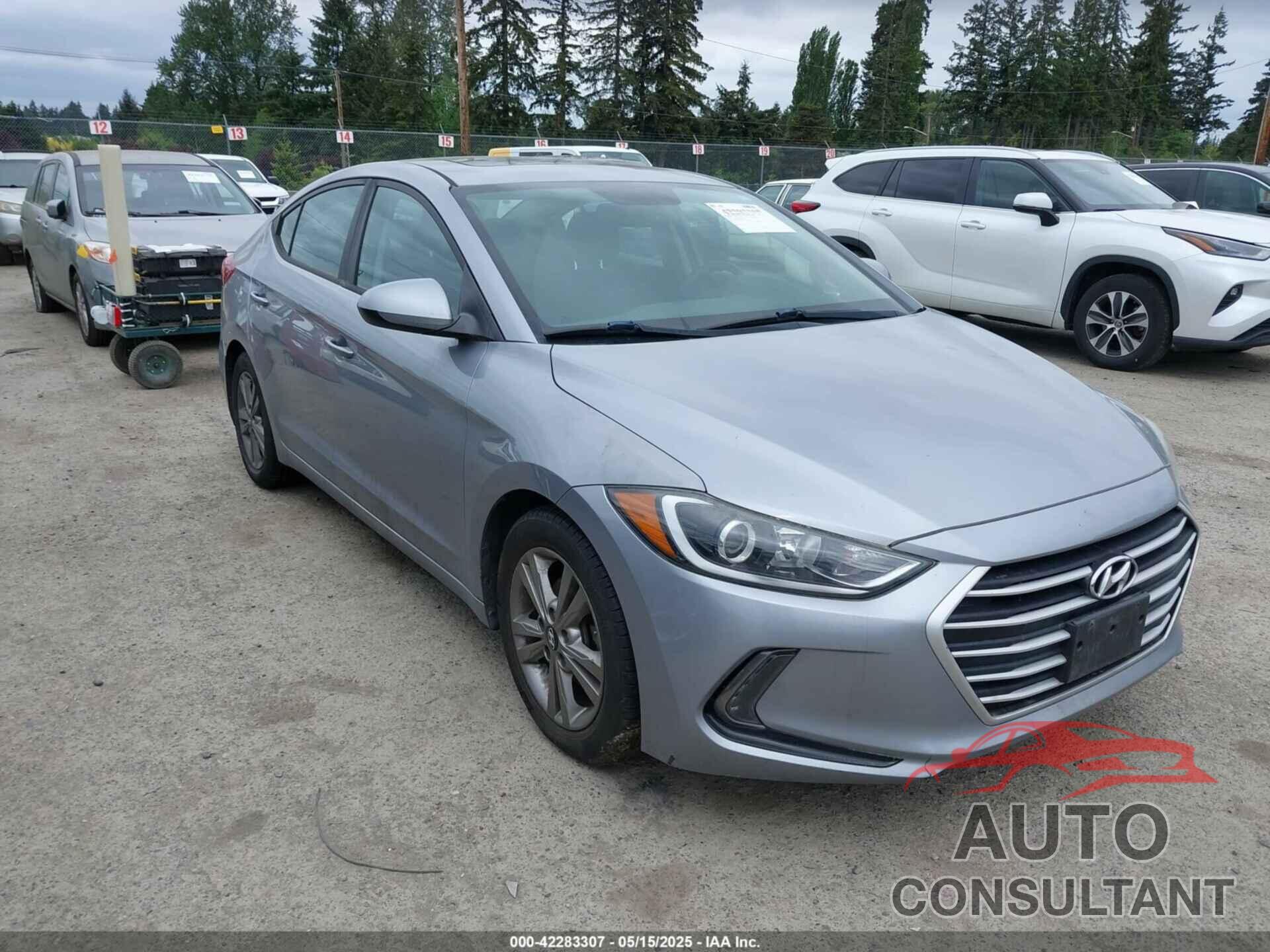 HYUNDAI ELANTRA 2017 - 5NPD84LF8HH202097
