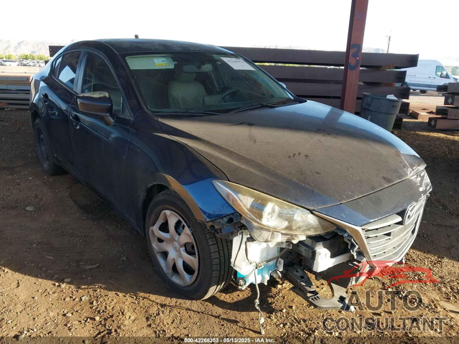 MAZDA MAZDA3 2016 - JM1BM1T72G1290192