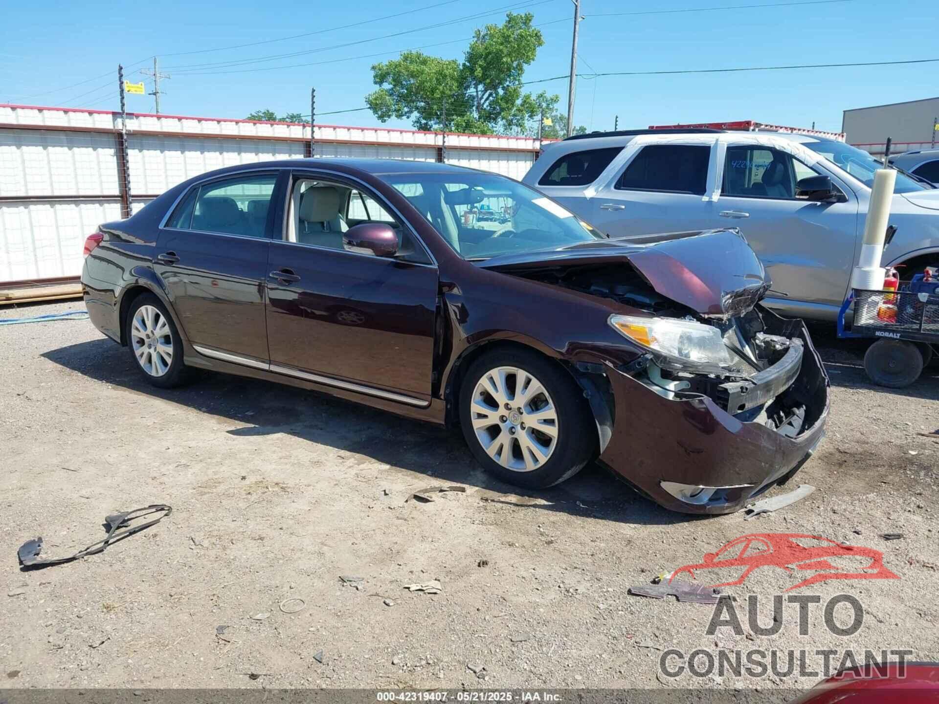 TOYOTA AVALON 2012 - 4T1BK3DB3CU444174
