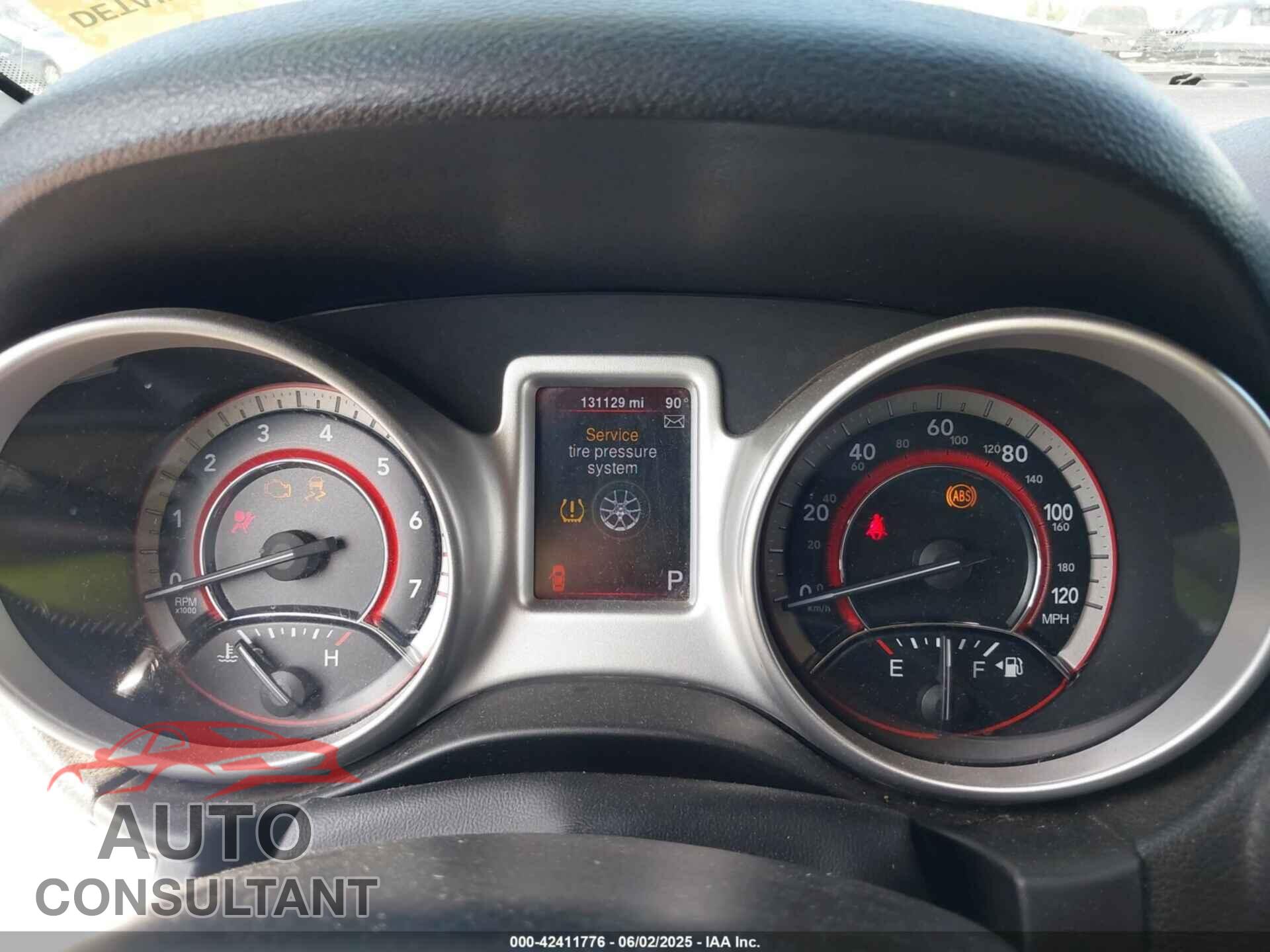 DODGE JOURNEY 2013 - 3C4PDCAB8DT509671