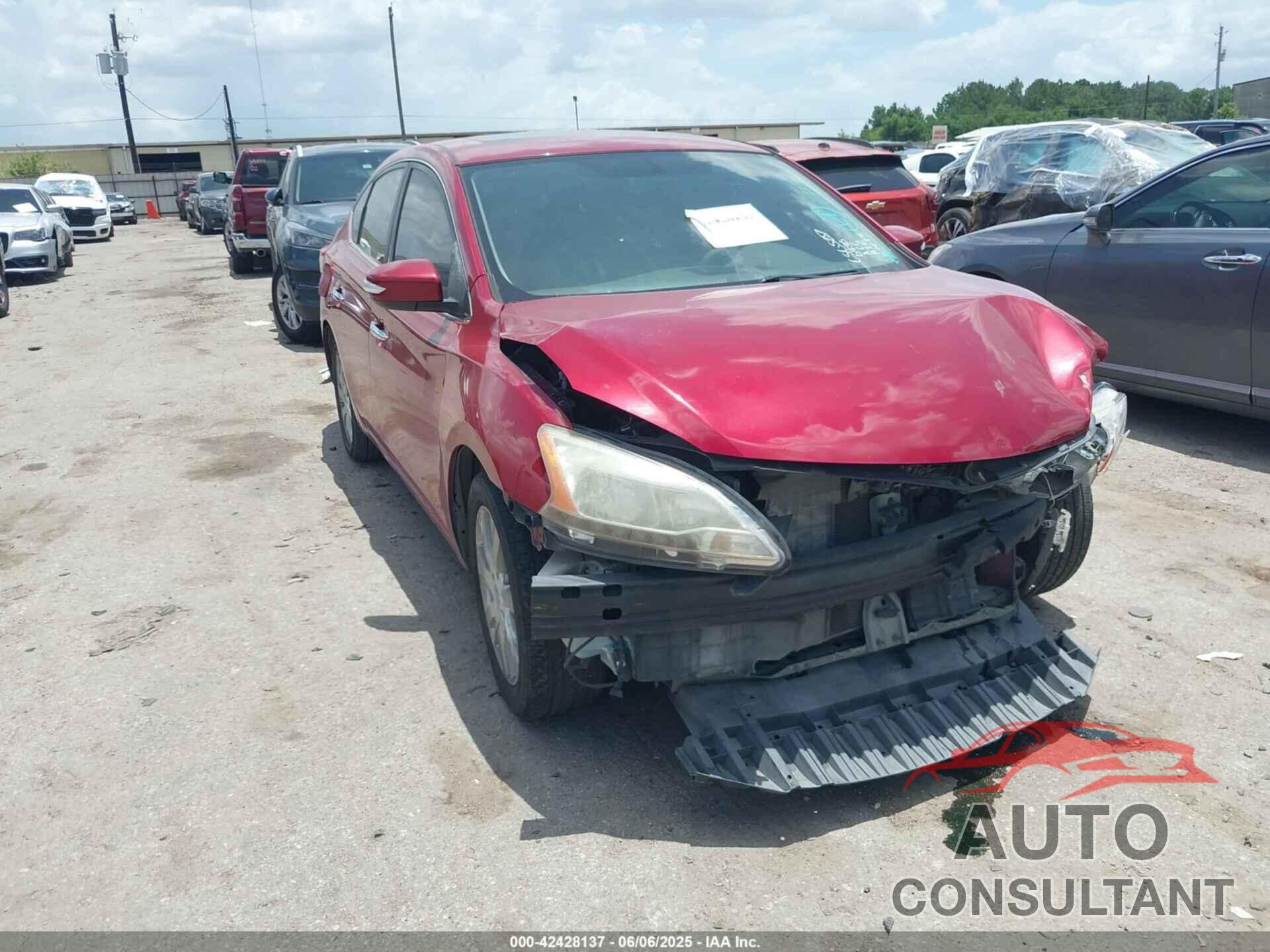 NISSAN SENTRA 2013 - 3N1AB7AP1DL780430