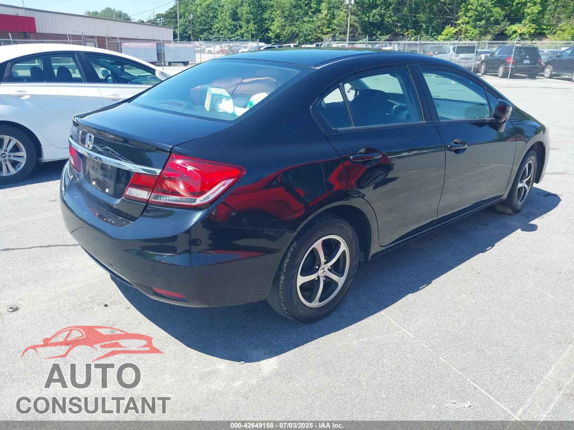 HONDA CIVIC 2015 - 2HGFB2F71FH546123