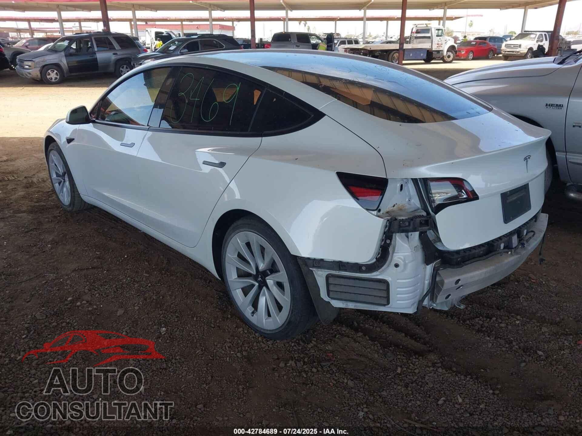 TESLA MODEL 3 2022 - 5YJ3E1EAXNF144766
