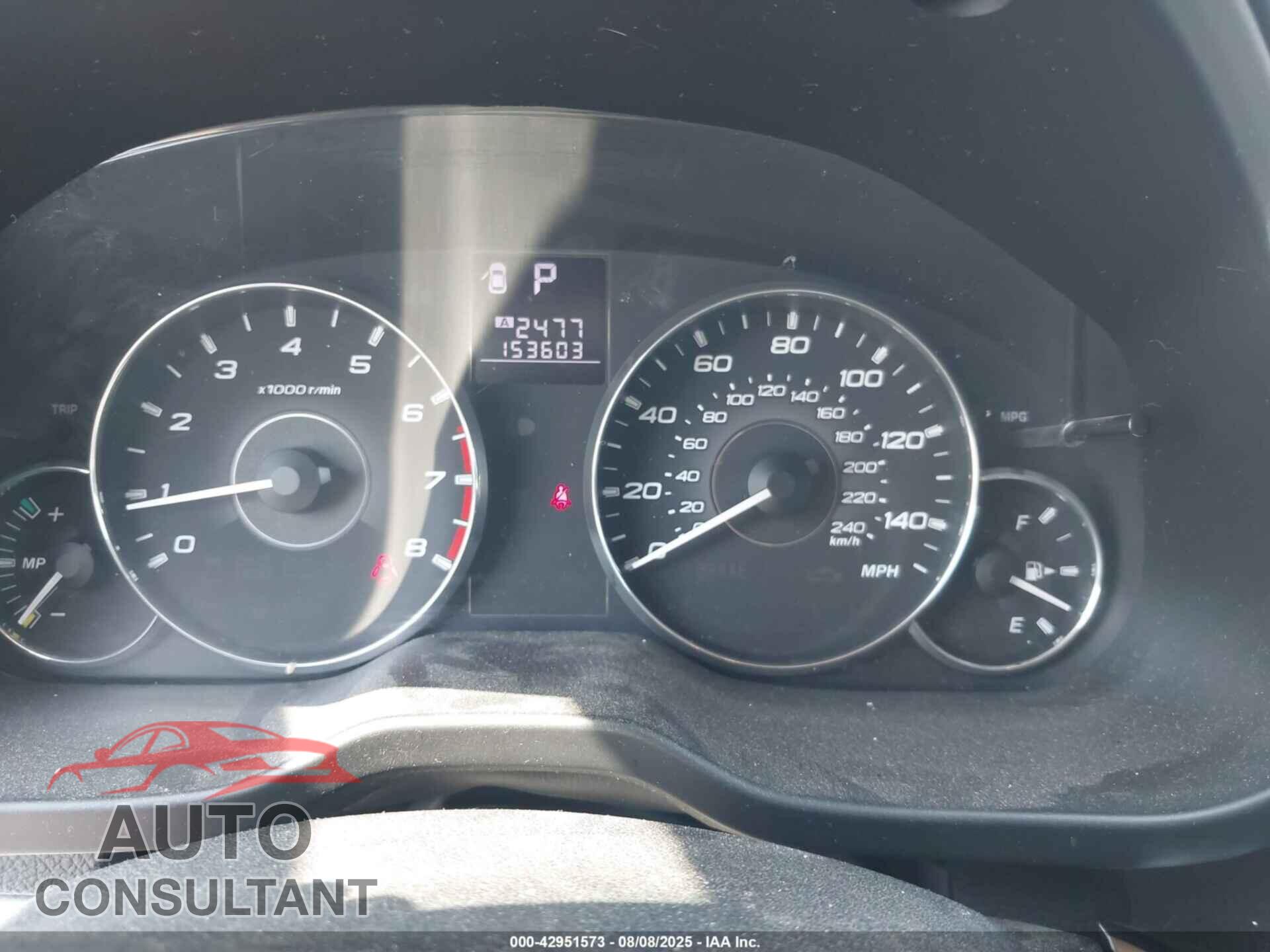 SUBARU OUTBACK 2011 - 4S4BRBCC9B3319815