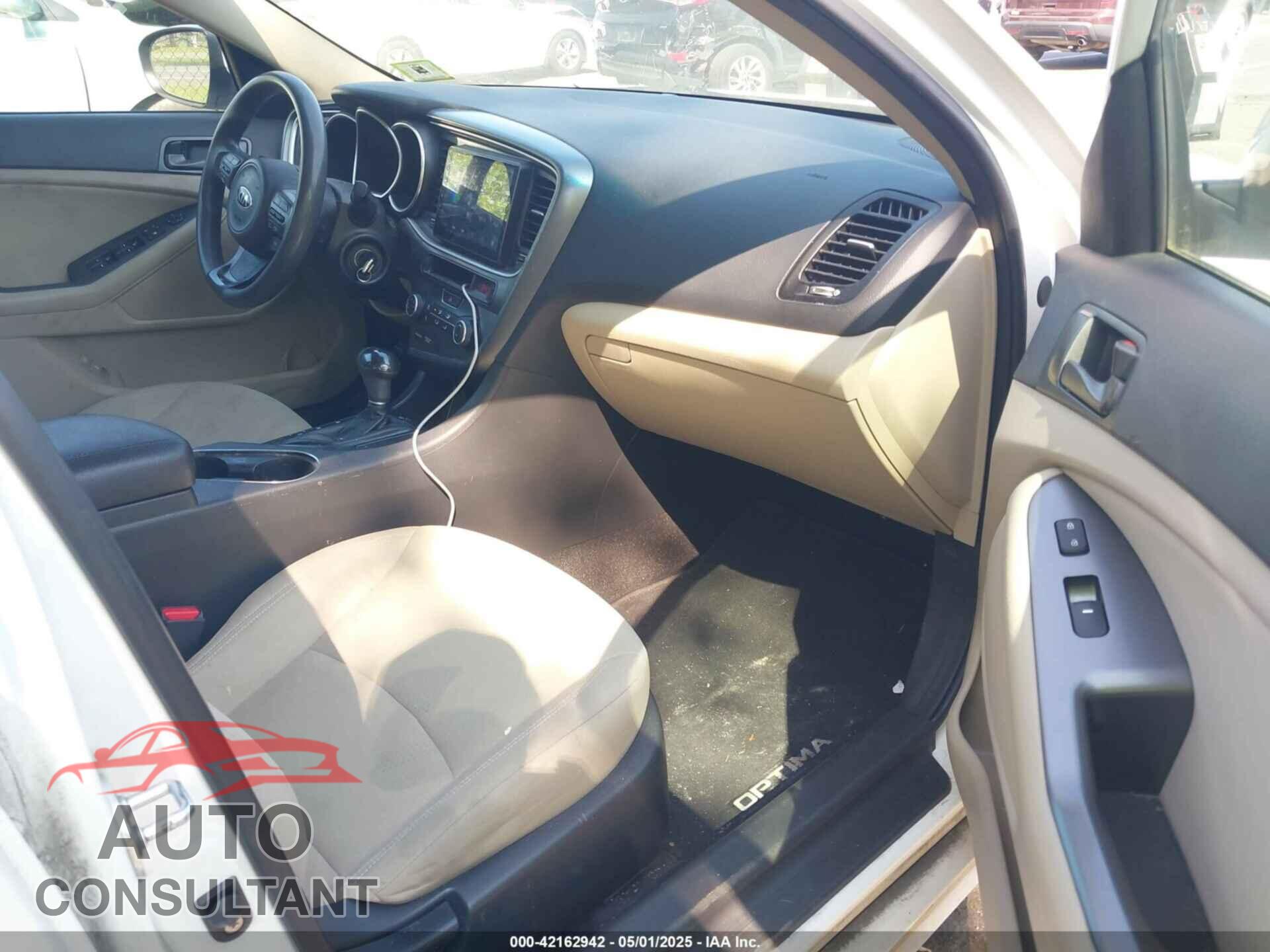 KIA OPTIMA 2015 - KNAGM4A76F5663782