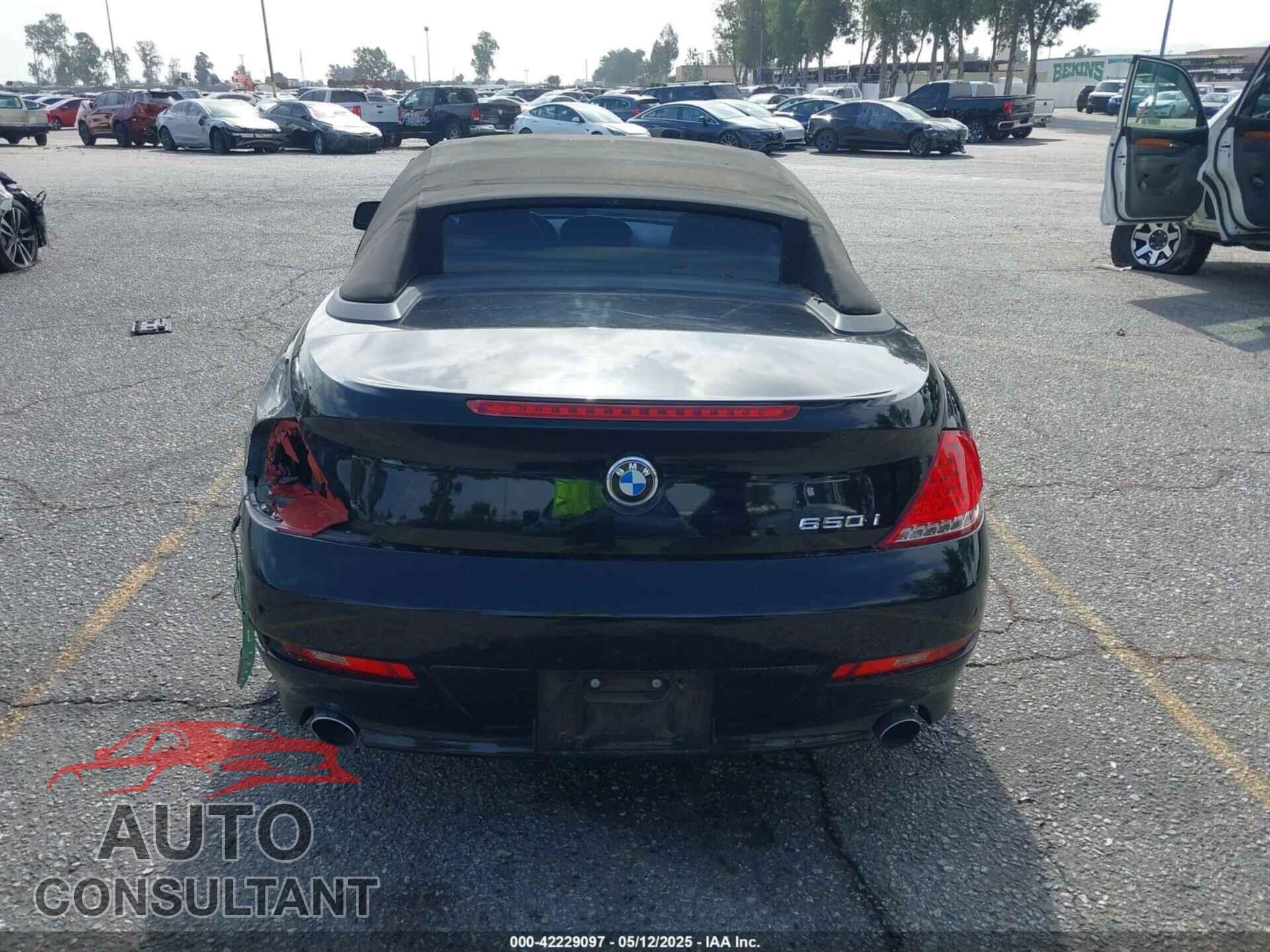 BMW 650I 2009 - WBAEB53599C224025