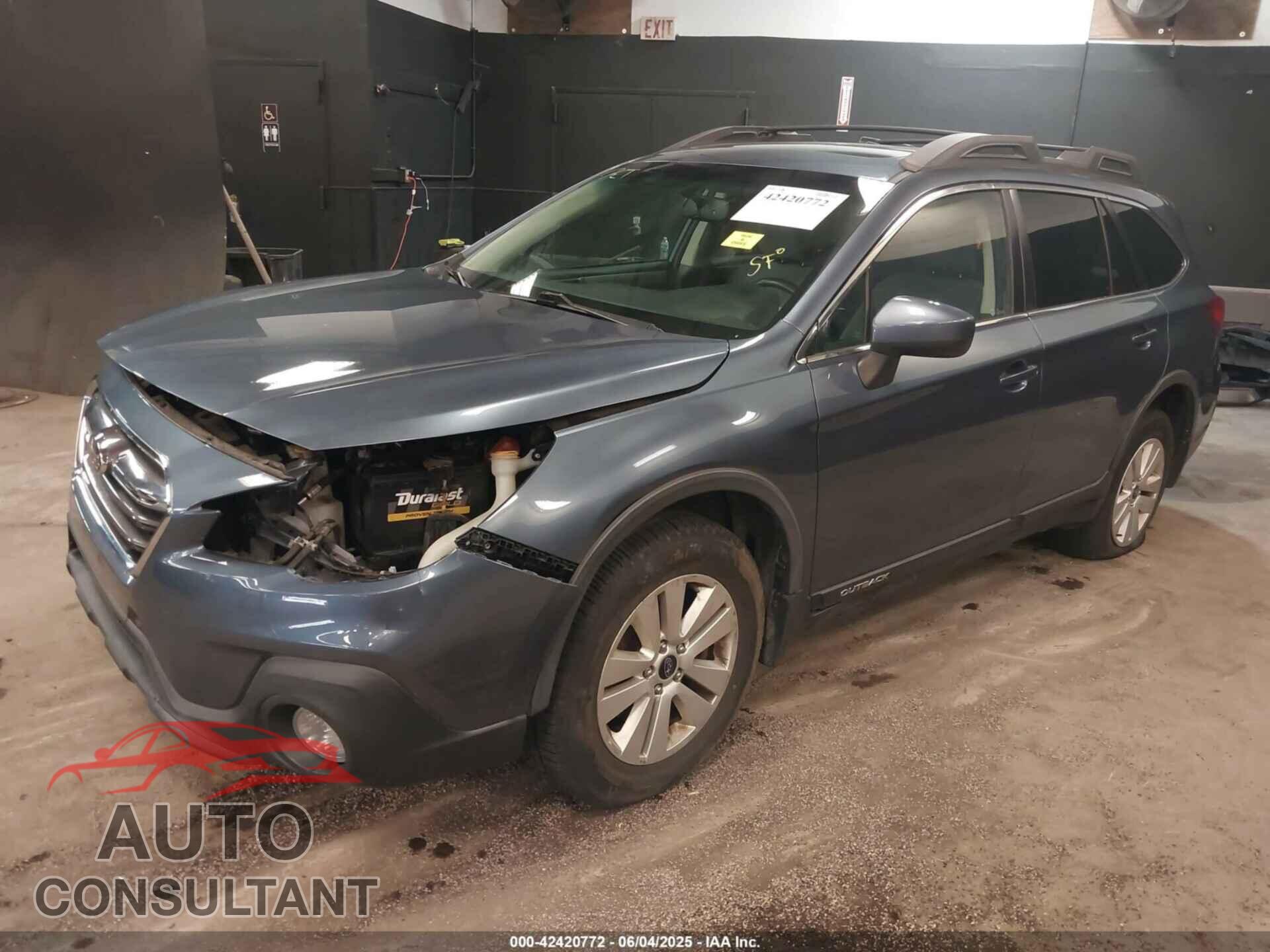 SUBARU OUTBACK 2018 - 4S4BSADC0J3288191
