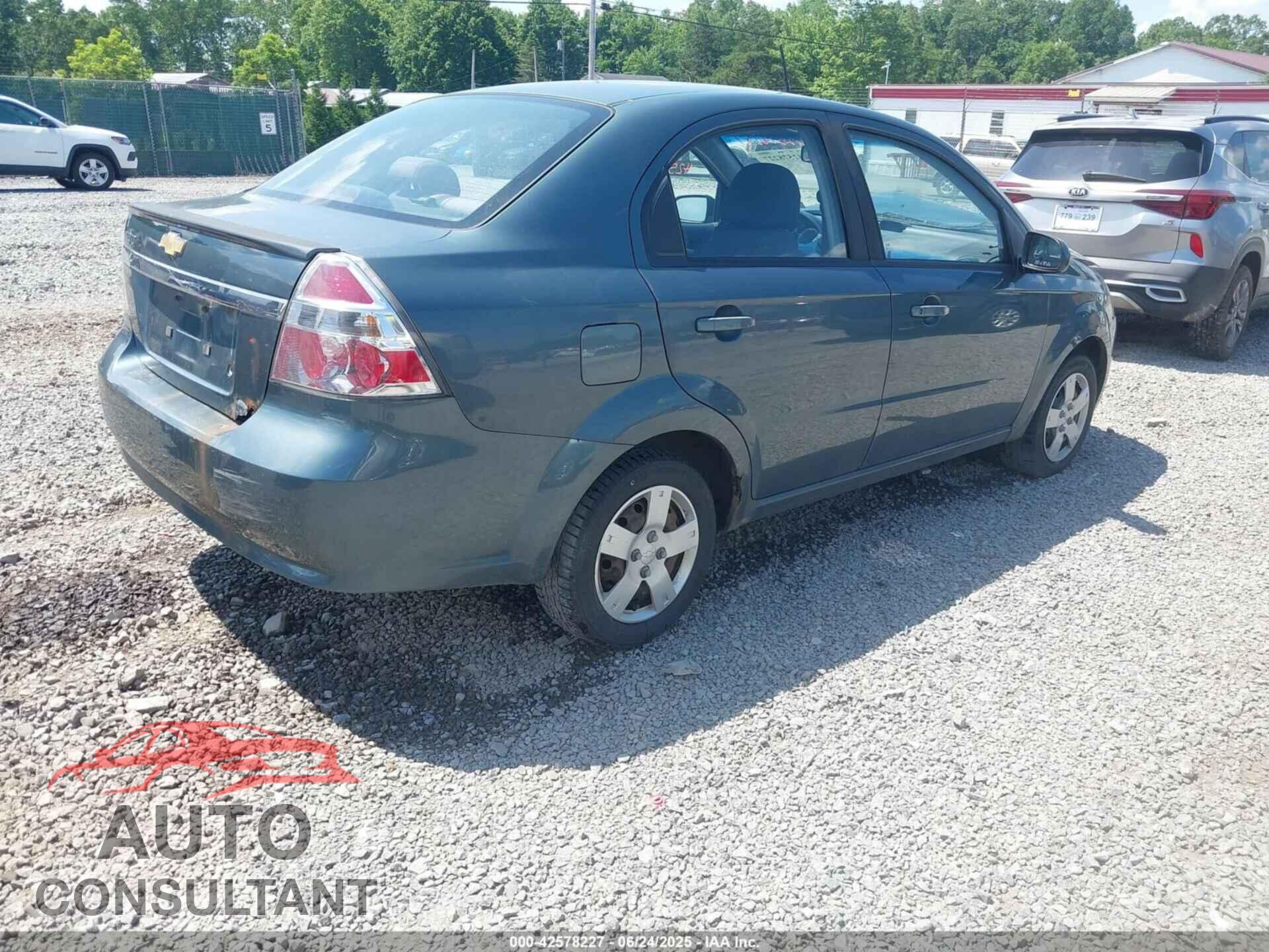 CHEVROLET AVEO 2011 - KL1TD5DE8BB147301
