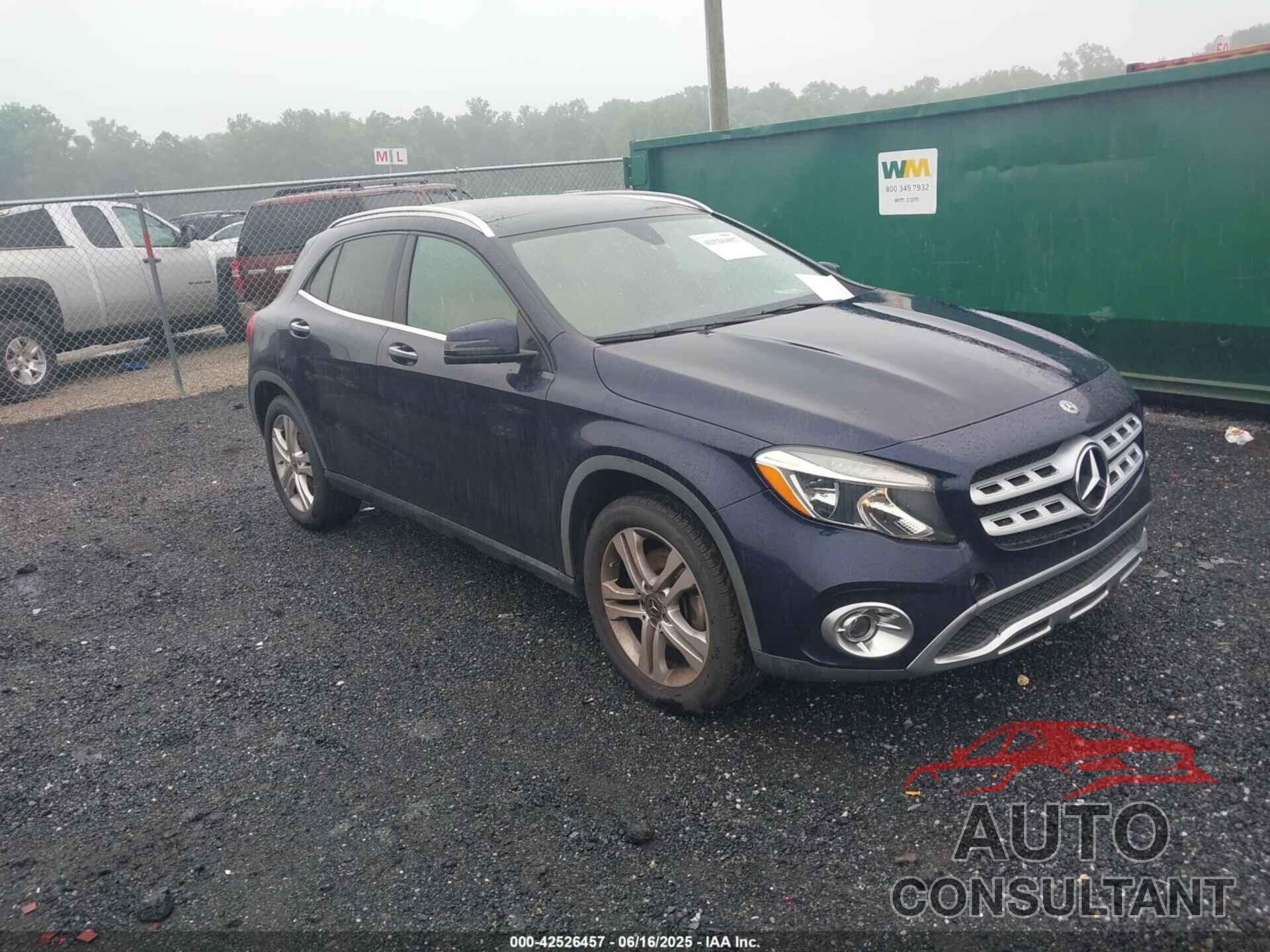 MERCEDES-BENZ GLA 250 2018 - WDCTG4GB6JJ447378