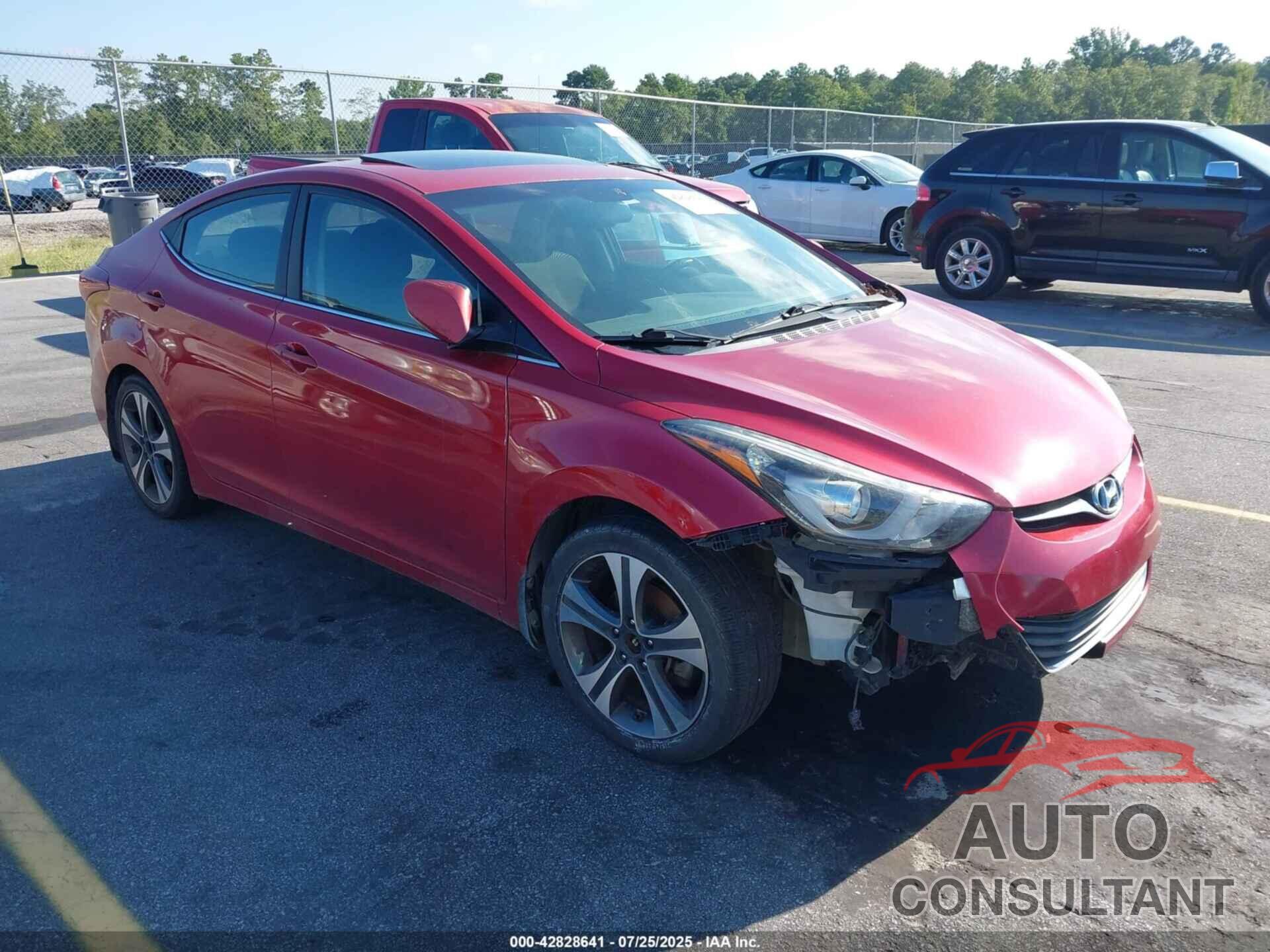 HYUNDAI ELANTRA 2016 - KMHDH4AH2GU488274