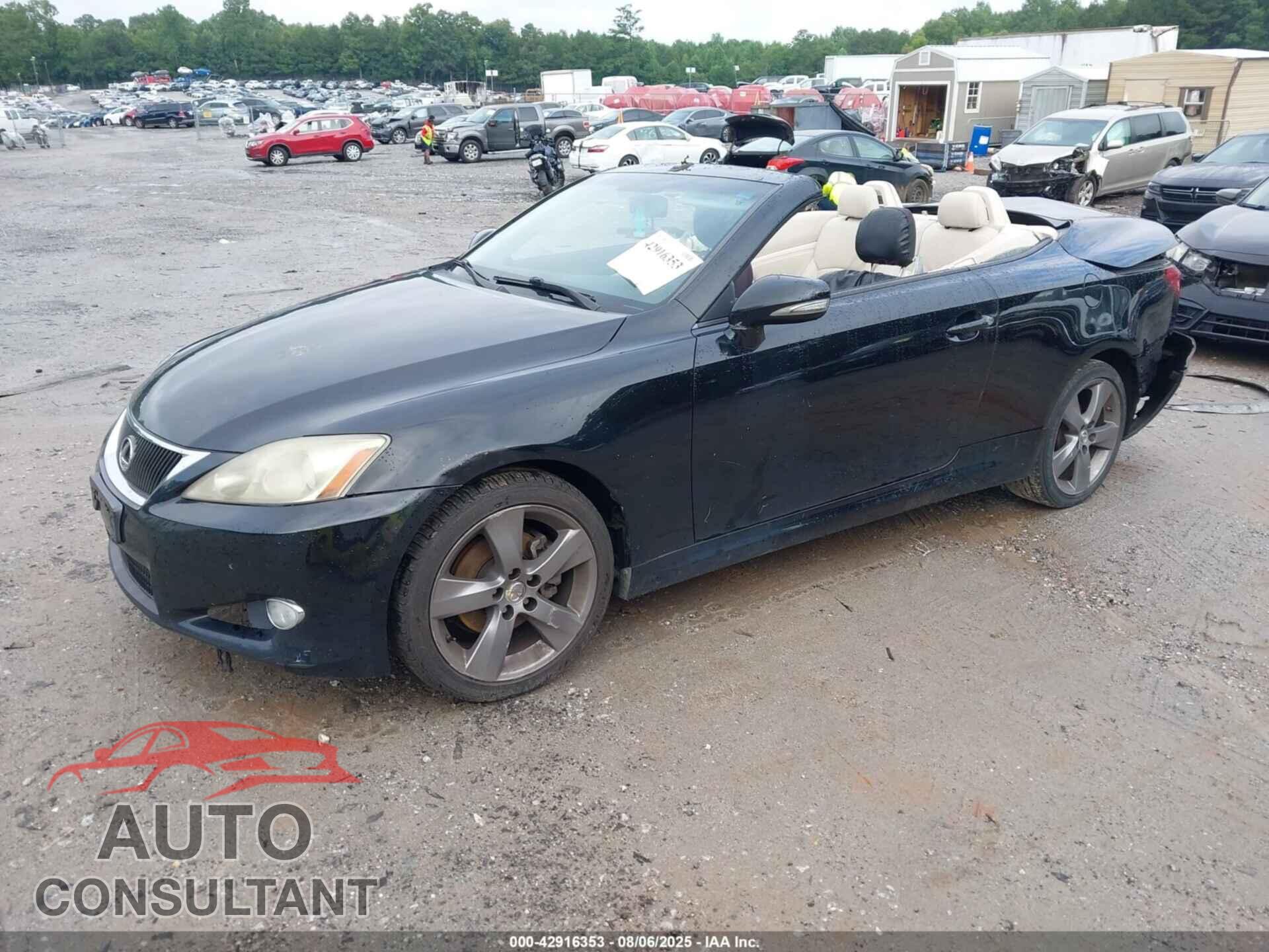 LEXUS IS 250C 2010 - JTHFF2C28A2504950