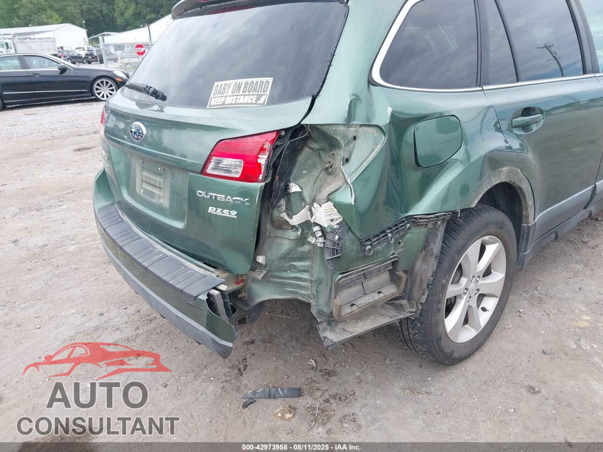 SUBARU OUTBACK 2013 - 4S4BRBPC4D3207646