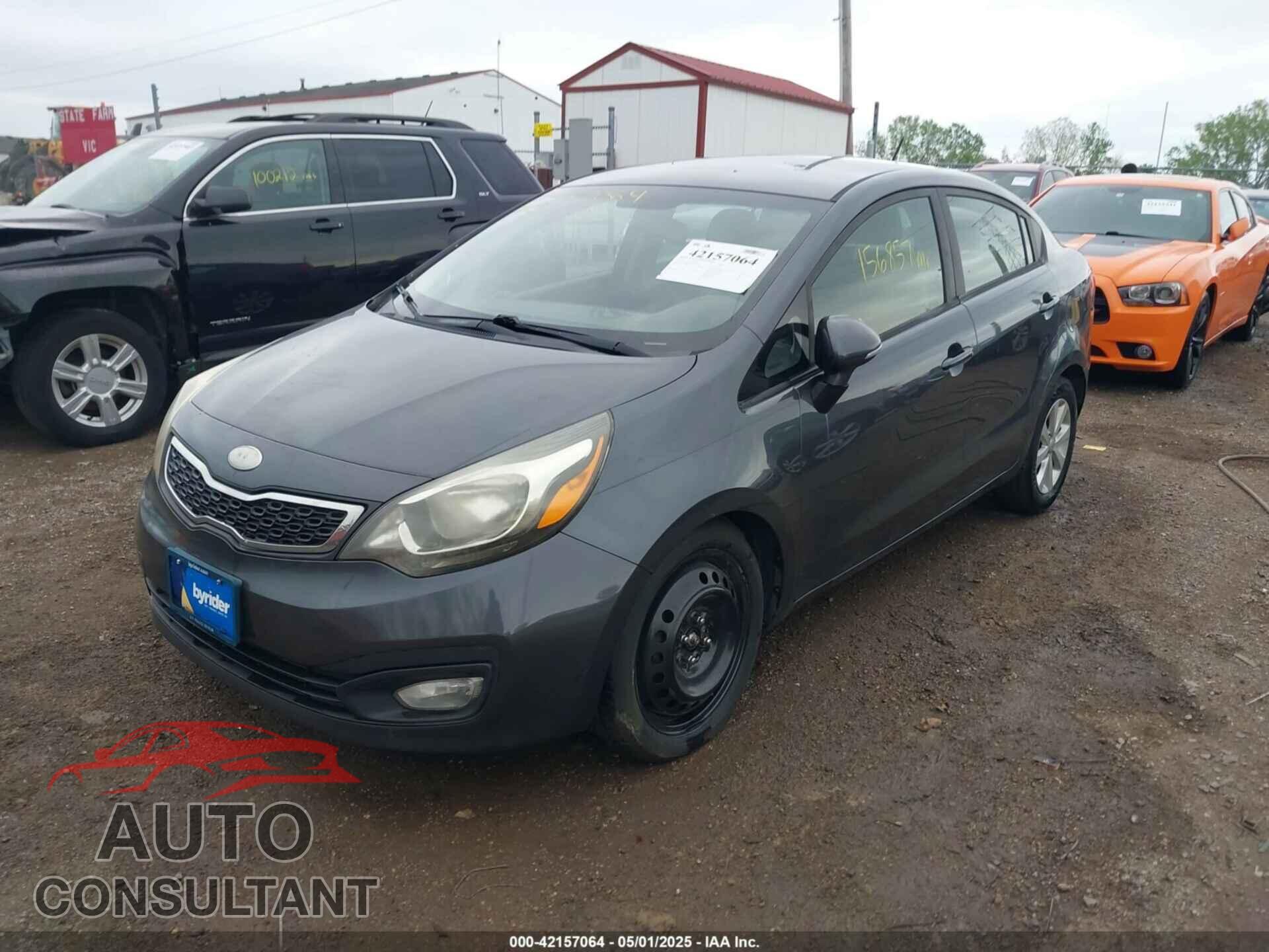KIA RIO 2013 - KNADN4A34D6195653