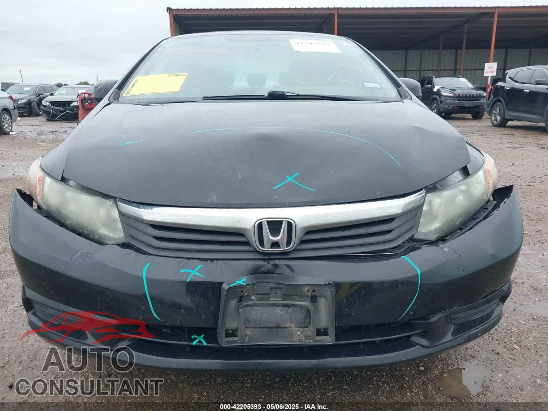HONDA CIVIC 2012 - 19XFB2F82CE056188