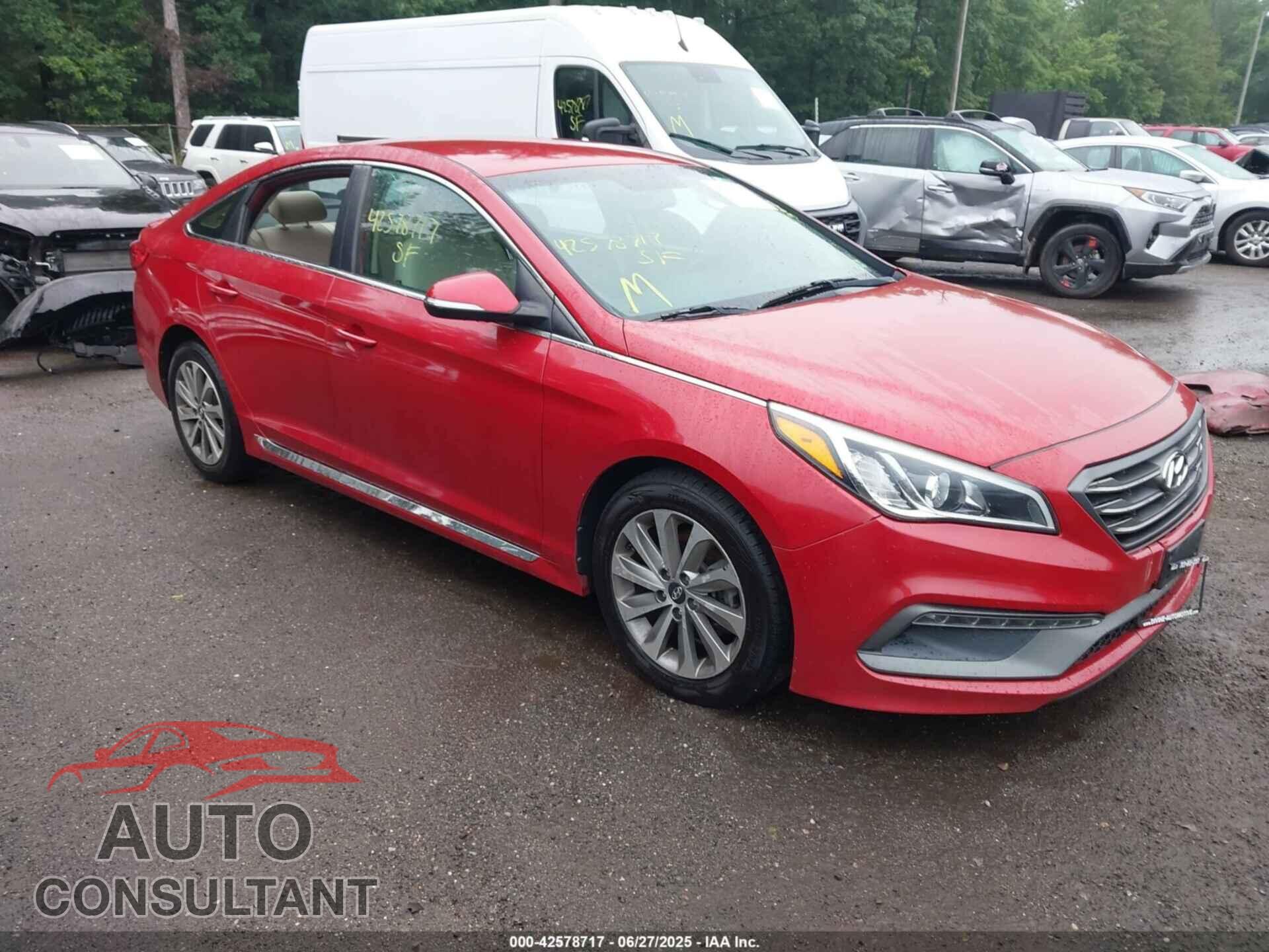 HYUNDAI SONATA 2017 - 5NPE34AF9HH442703