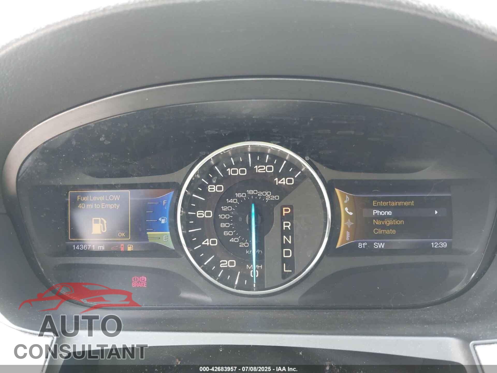 FORD EDGE 2013 - 2FMDK3J9XDBB37912