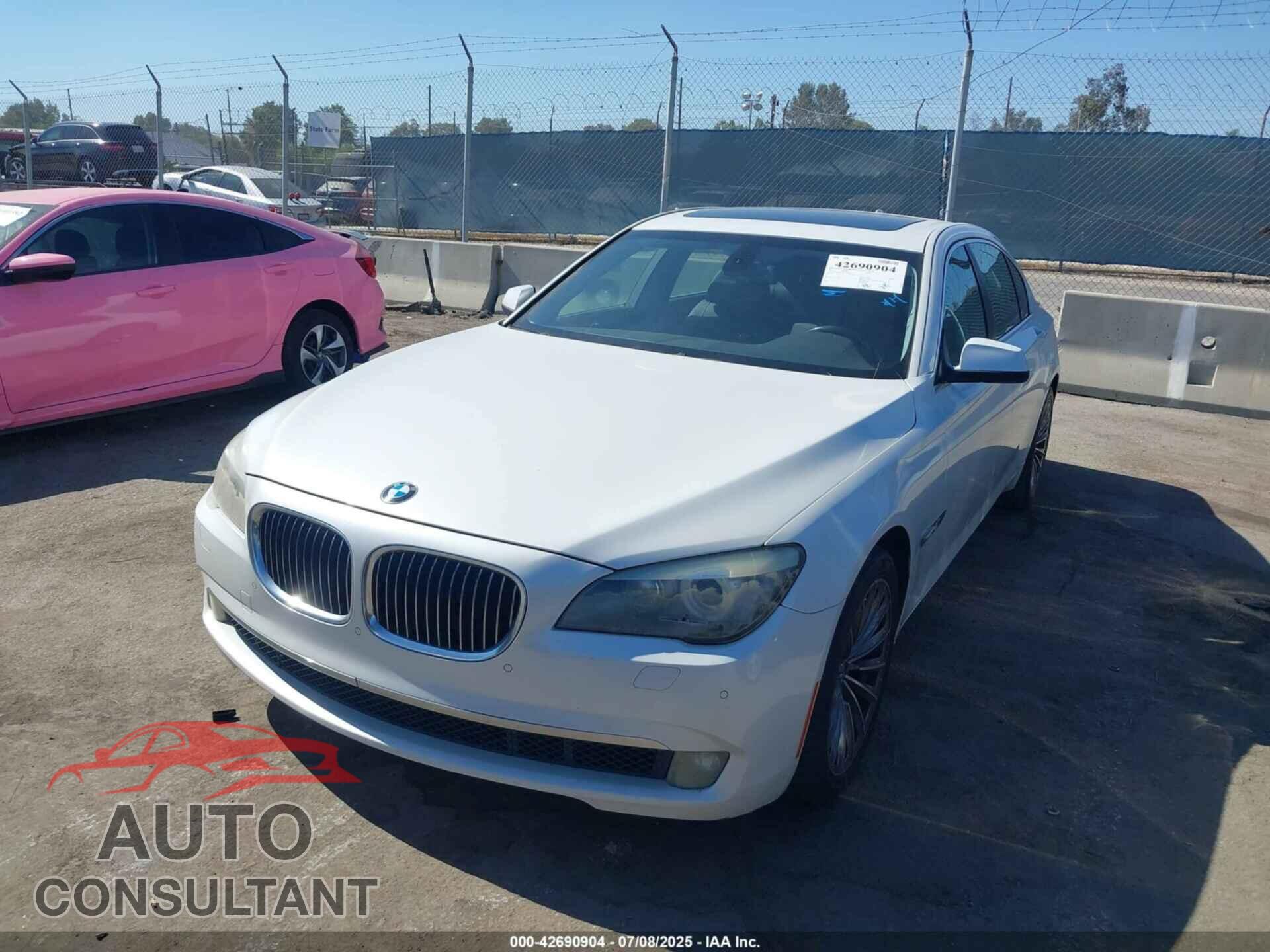 BMW 740LI 2012 - WBAKB4C50CC576270