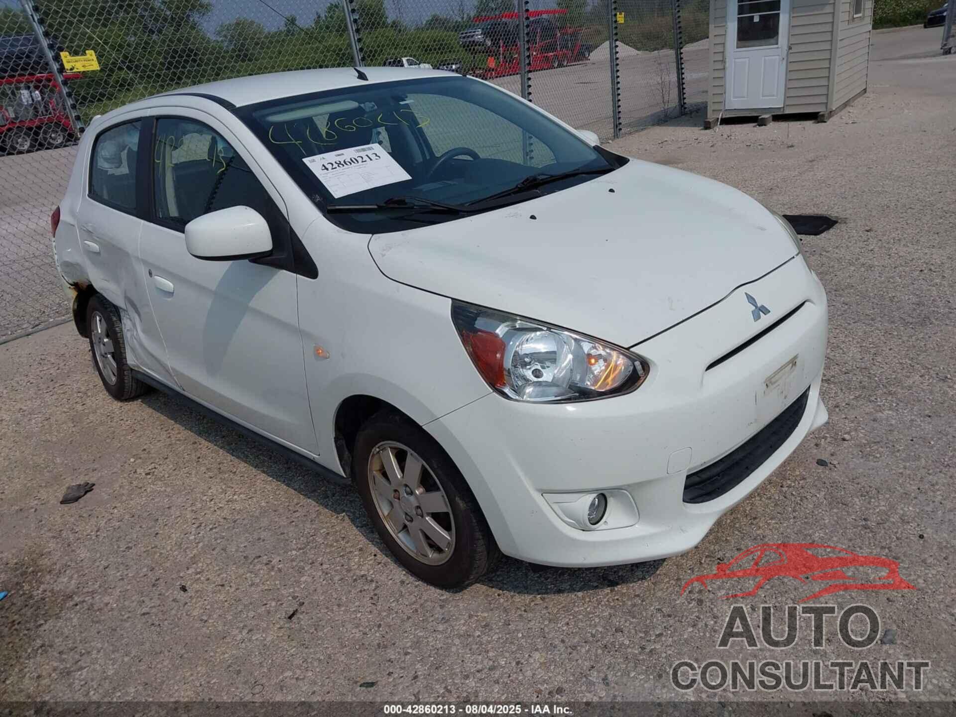 MITSUBISHI MIRAGE 2014 - ML32A4HJ3EH008602