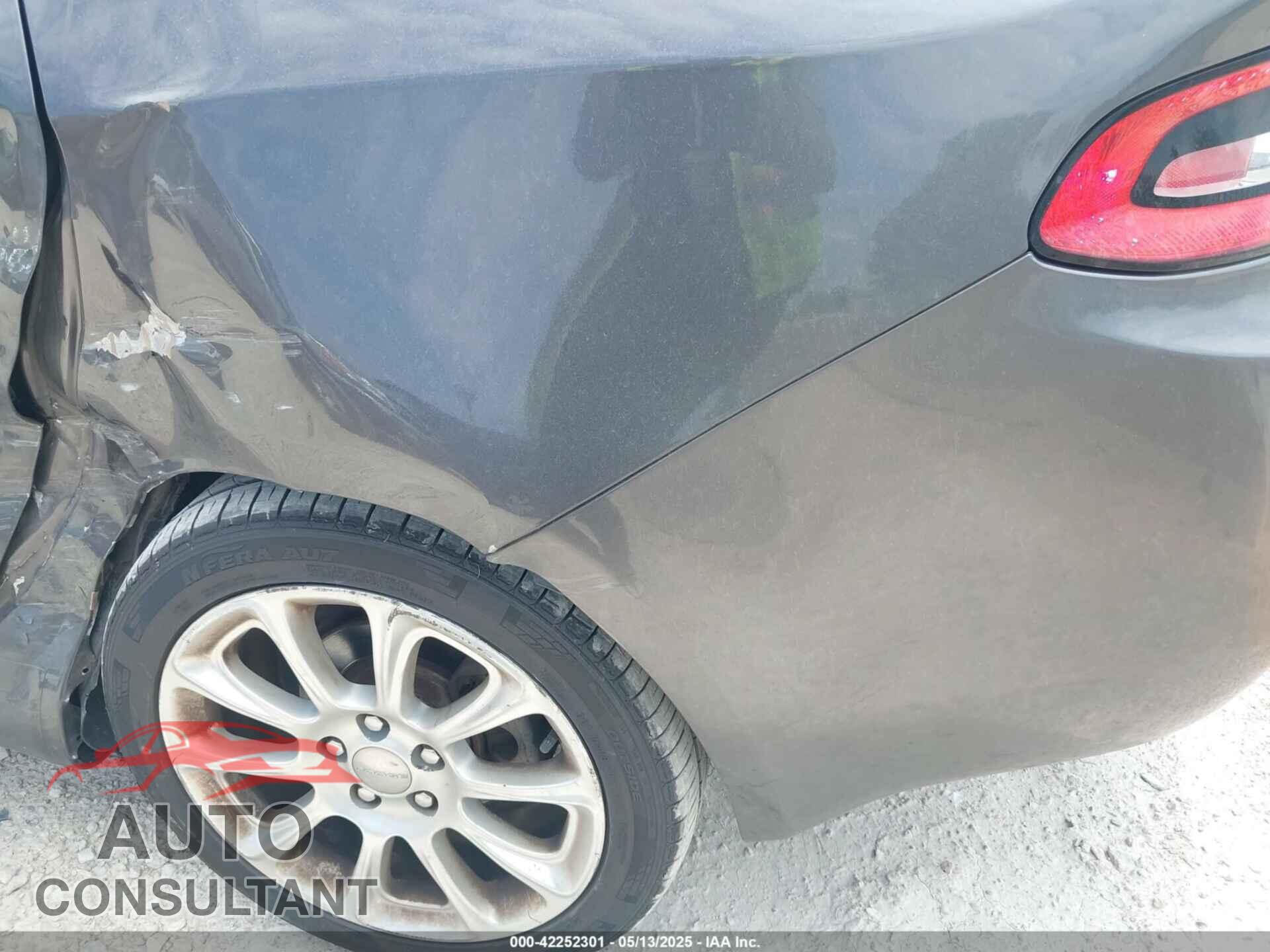 DODGE DART 2015 - 1C3CDFCBXFD166193