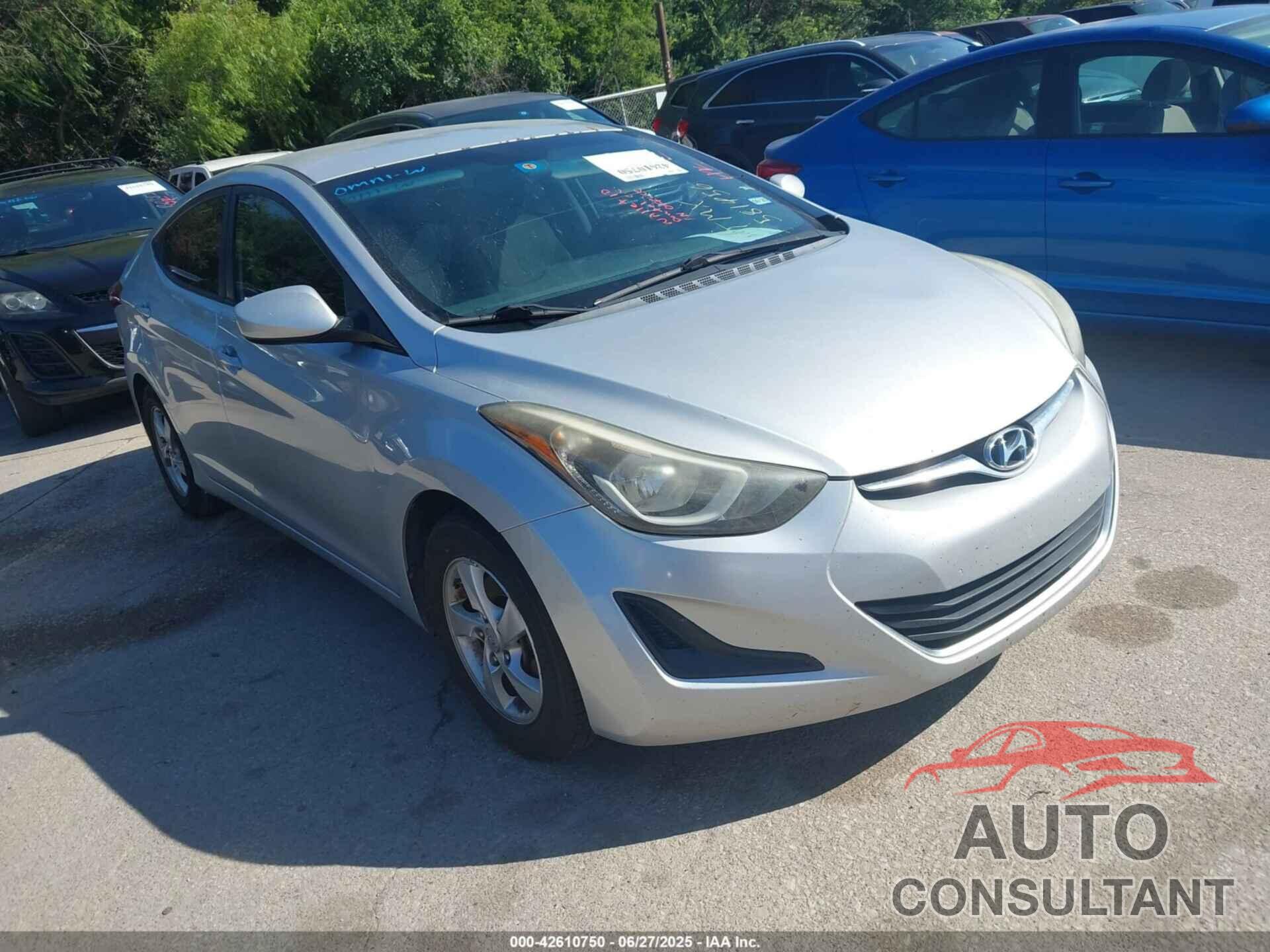 HYUNDAI ELANTRA 2015 - 5NPDH4AE9FH581456