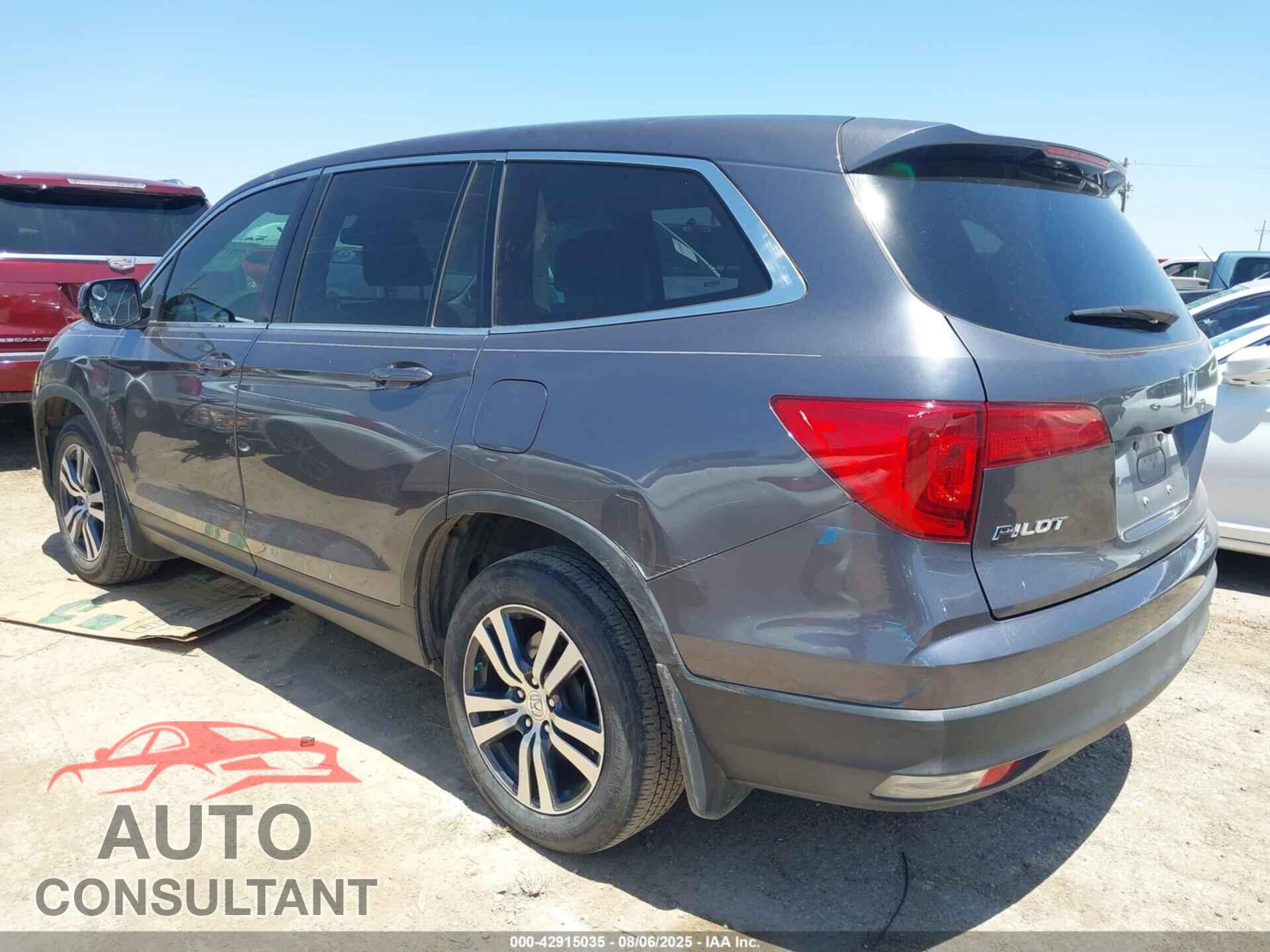 HONDA PILOT 2017 - 5FNYF5H66HB037767