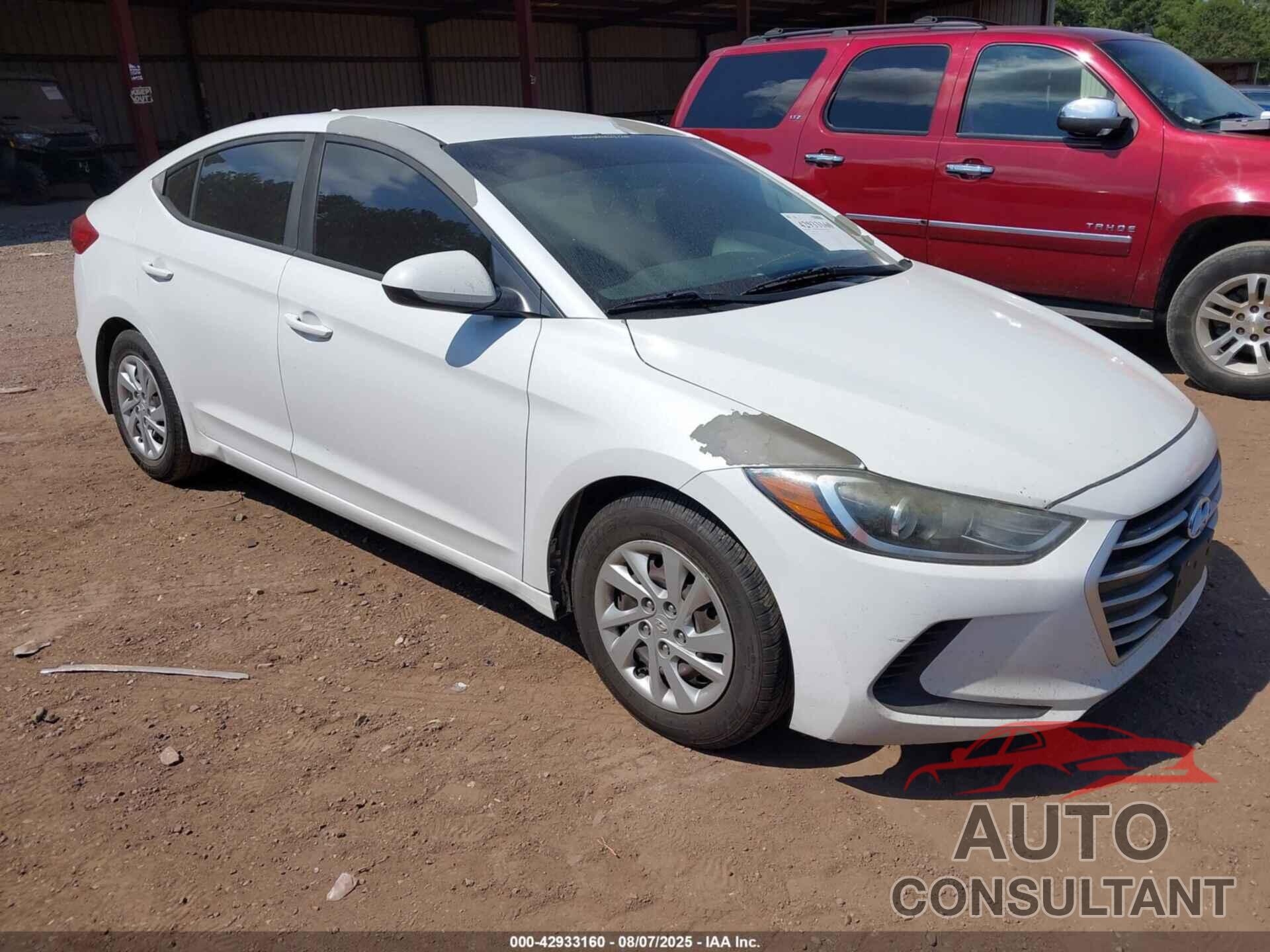 HYUNDAI ELANTRA 2017 - 5NPD74LF9HH163541