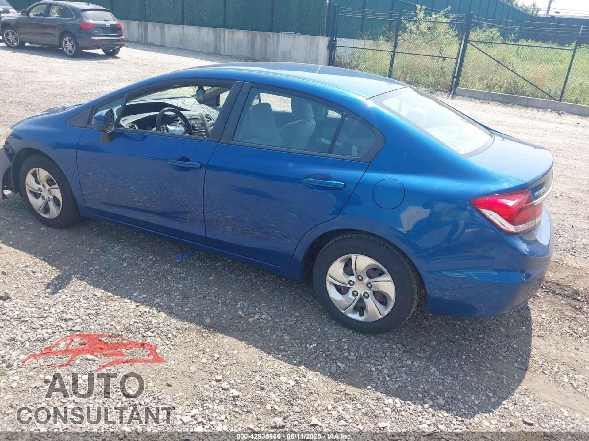 HONDA CIVIC 2013 - 19XFB2F55DE220010