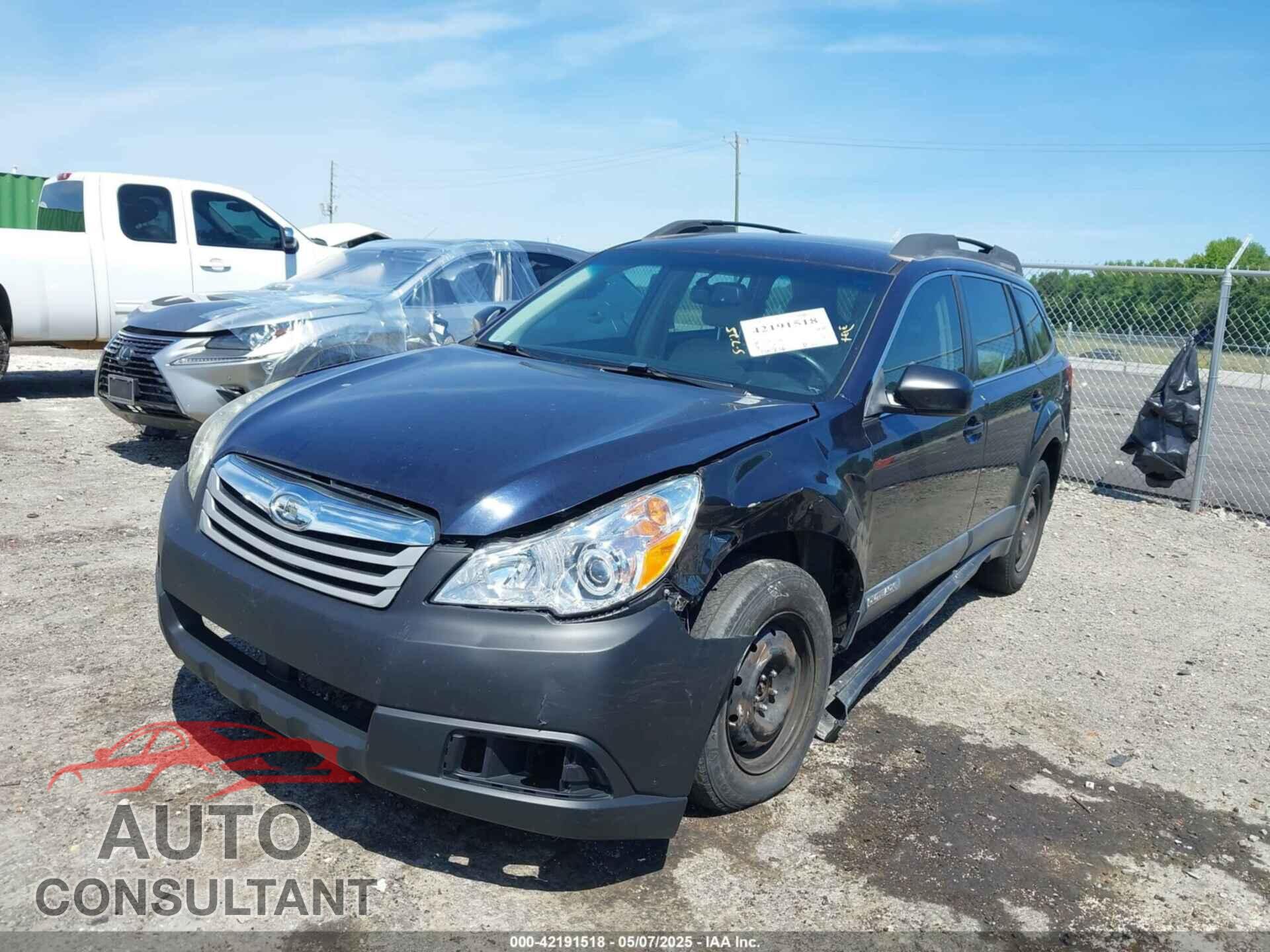 SUBARU OUTBACK 2012 - 4S4BRCAC1C3258986