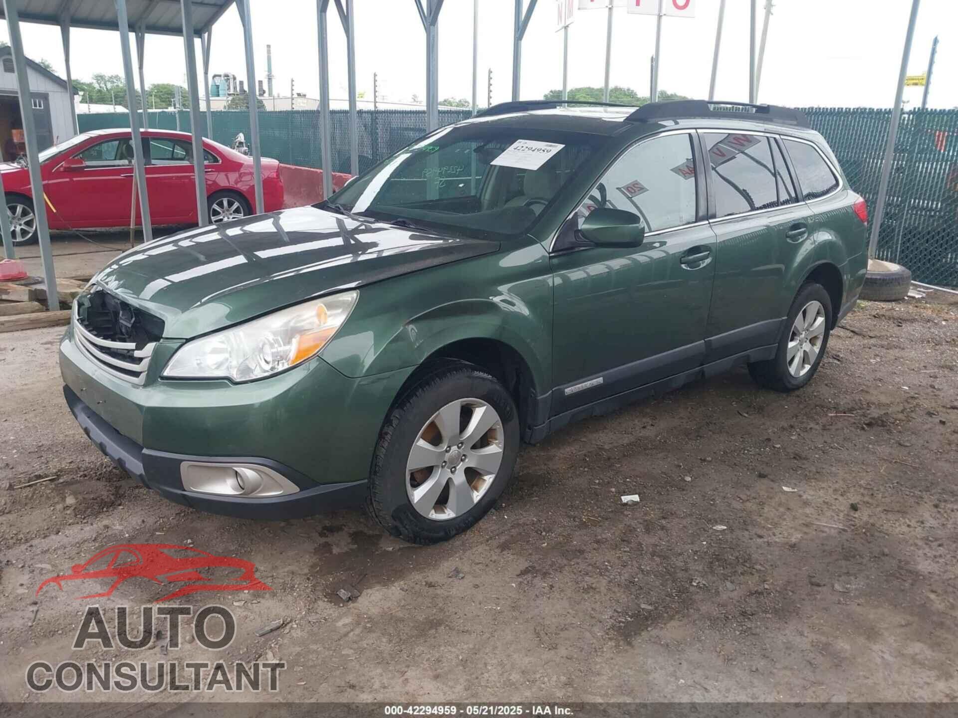 SUBARU OUTBACK 2012 - 4S4BRBGC4C3216054