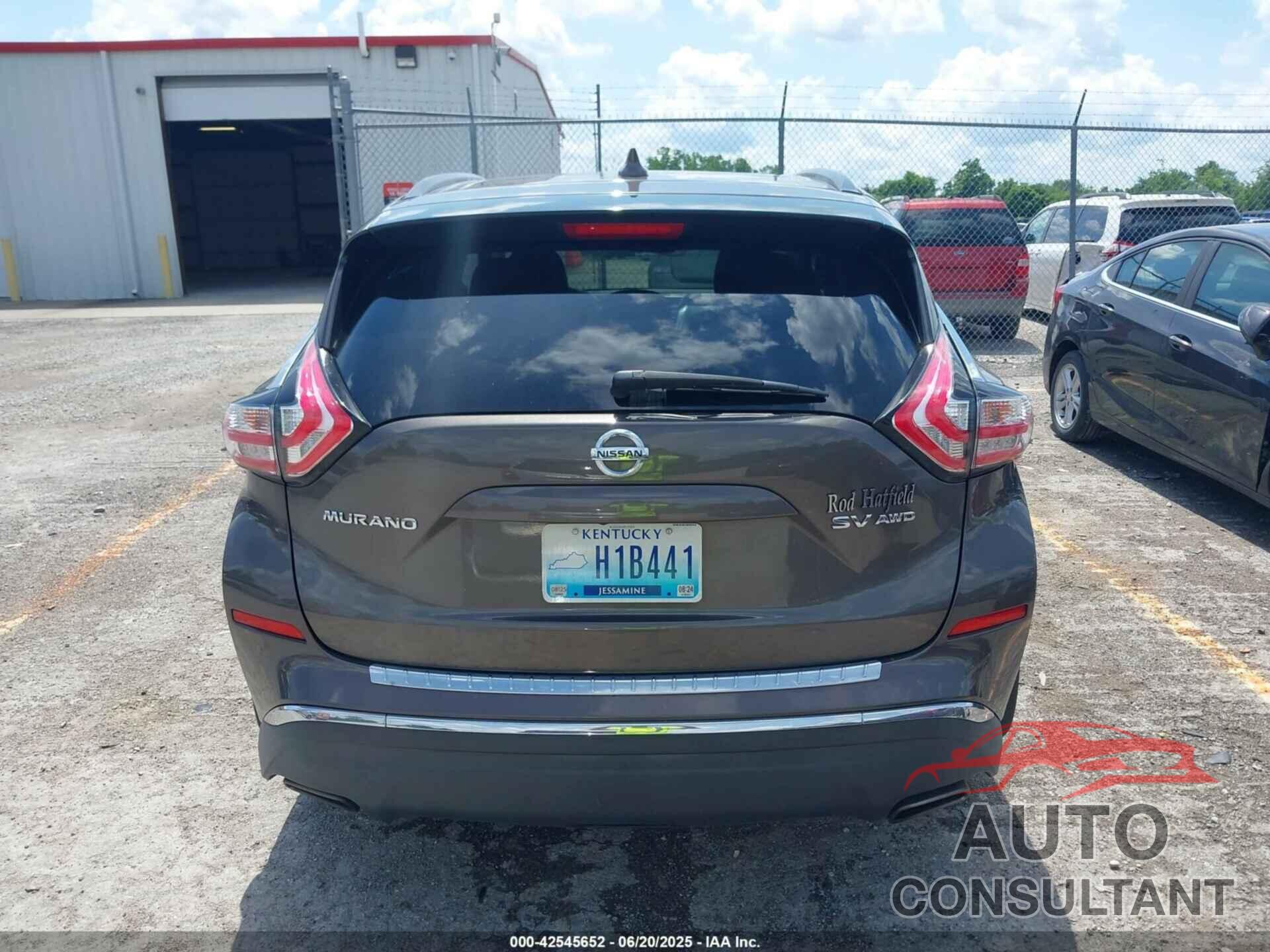 NISSAN MURANO 2017 - 5N1AZ2MH7HN179962