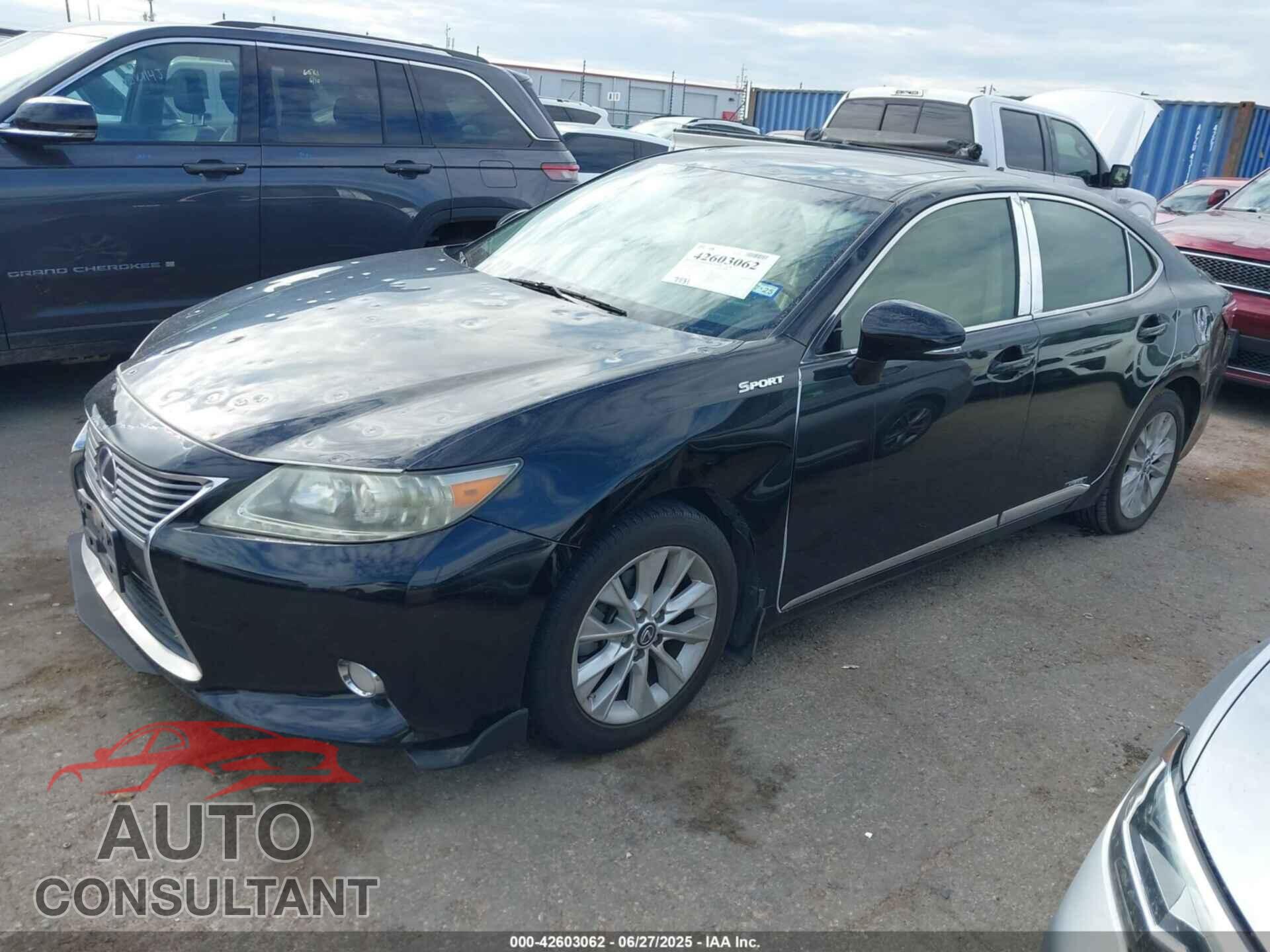 LEXUS ES 300H 2013 - JTHBW1GG3D2021515
