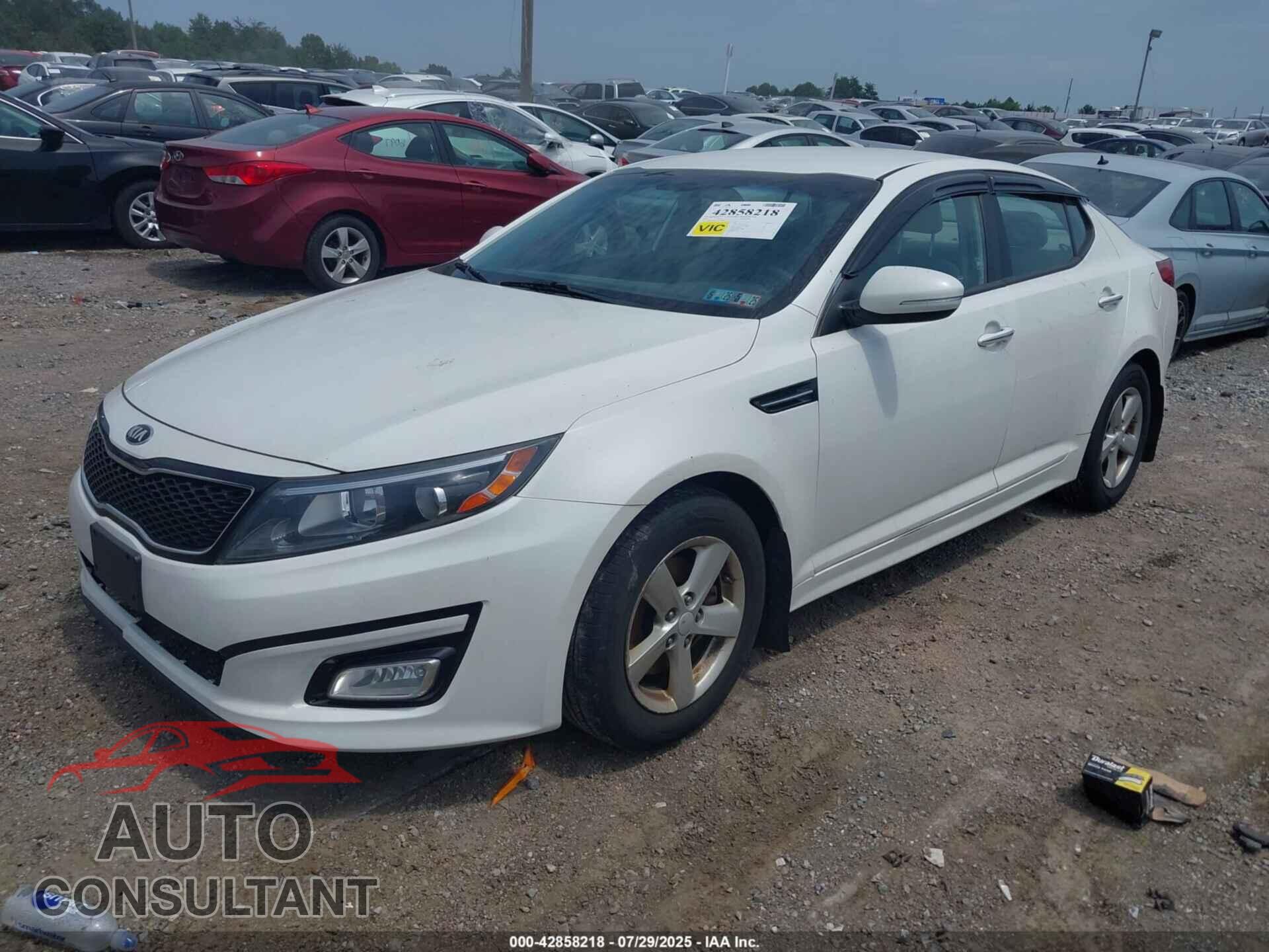 KIA OPTIMA 2015 - KNAGM4A77F5568003