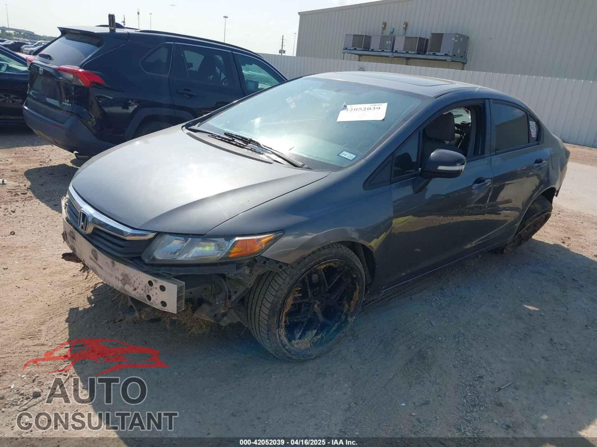 HONDA CIVIC 2012 - 2HGFB2F8XCH316567