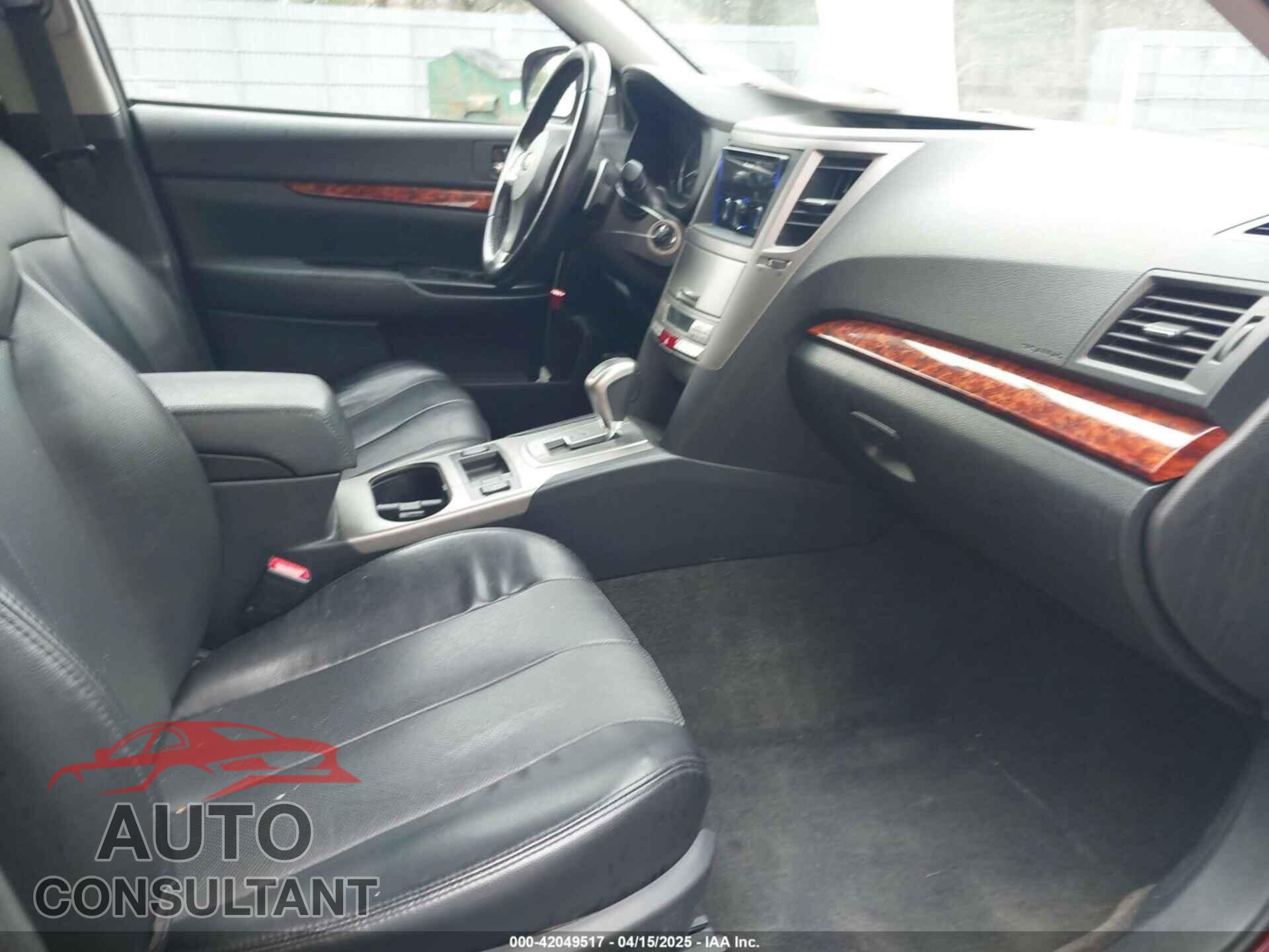 SUBARU OUTBACK 2012 - 4S4BRBKCXC3227566