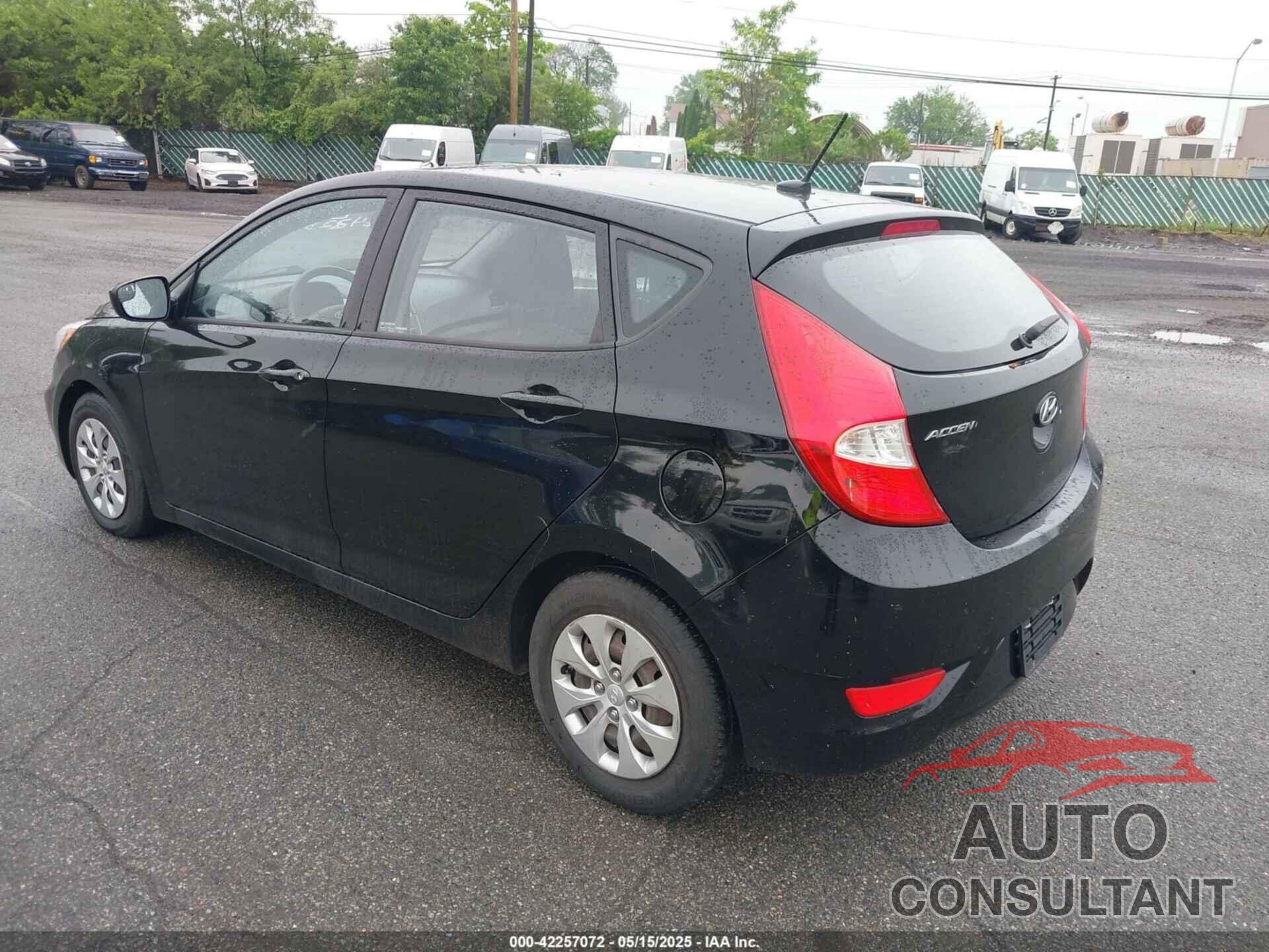HYUNDAI ACCENT 2016 - KMHCT5AE2GU237308