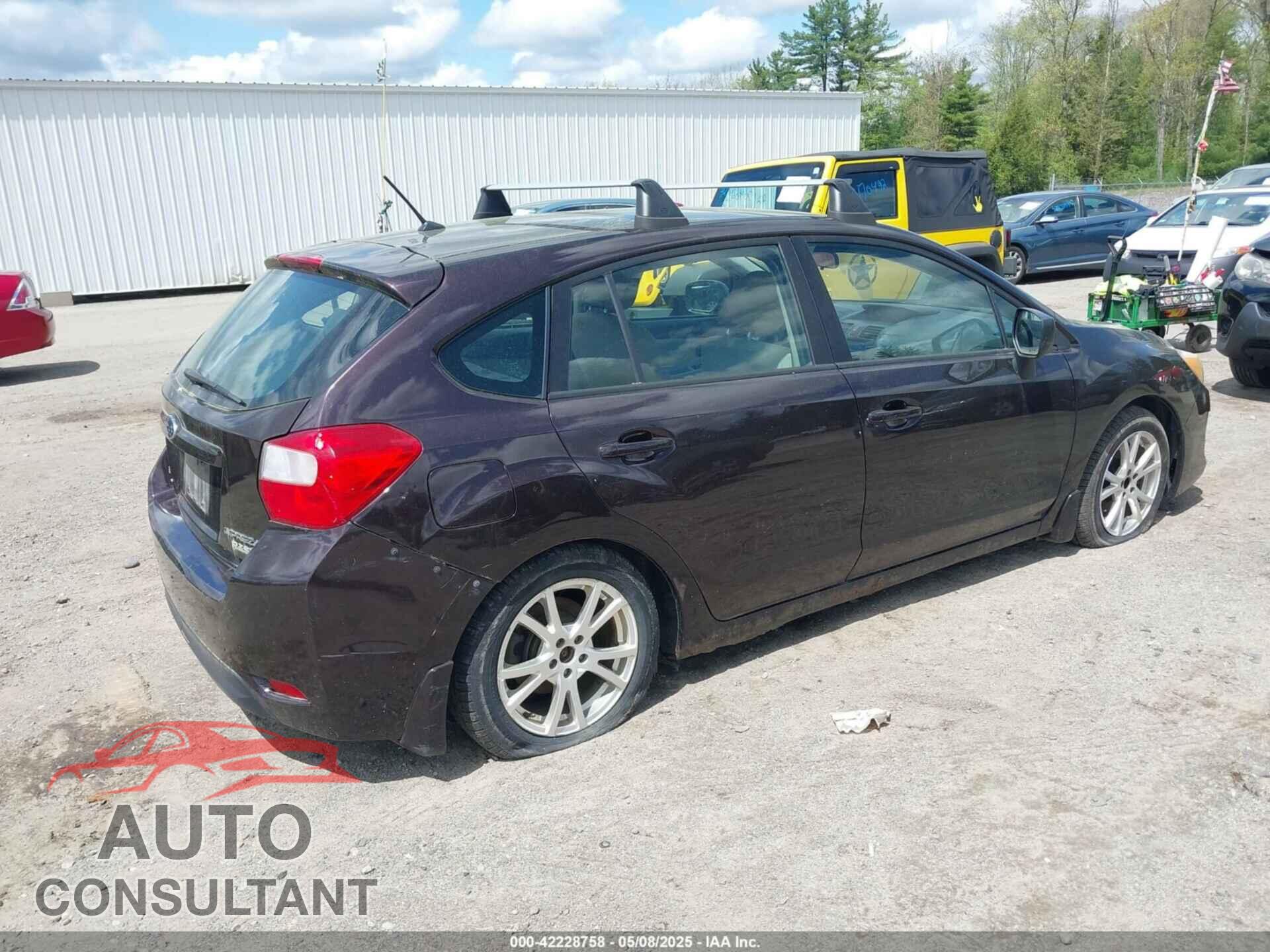 SUBARU IMPREZA 2012 - JF1GPAA68CH223952