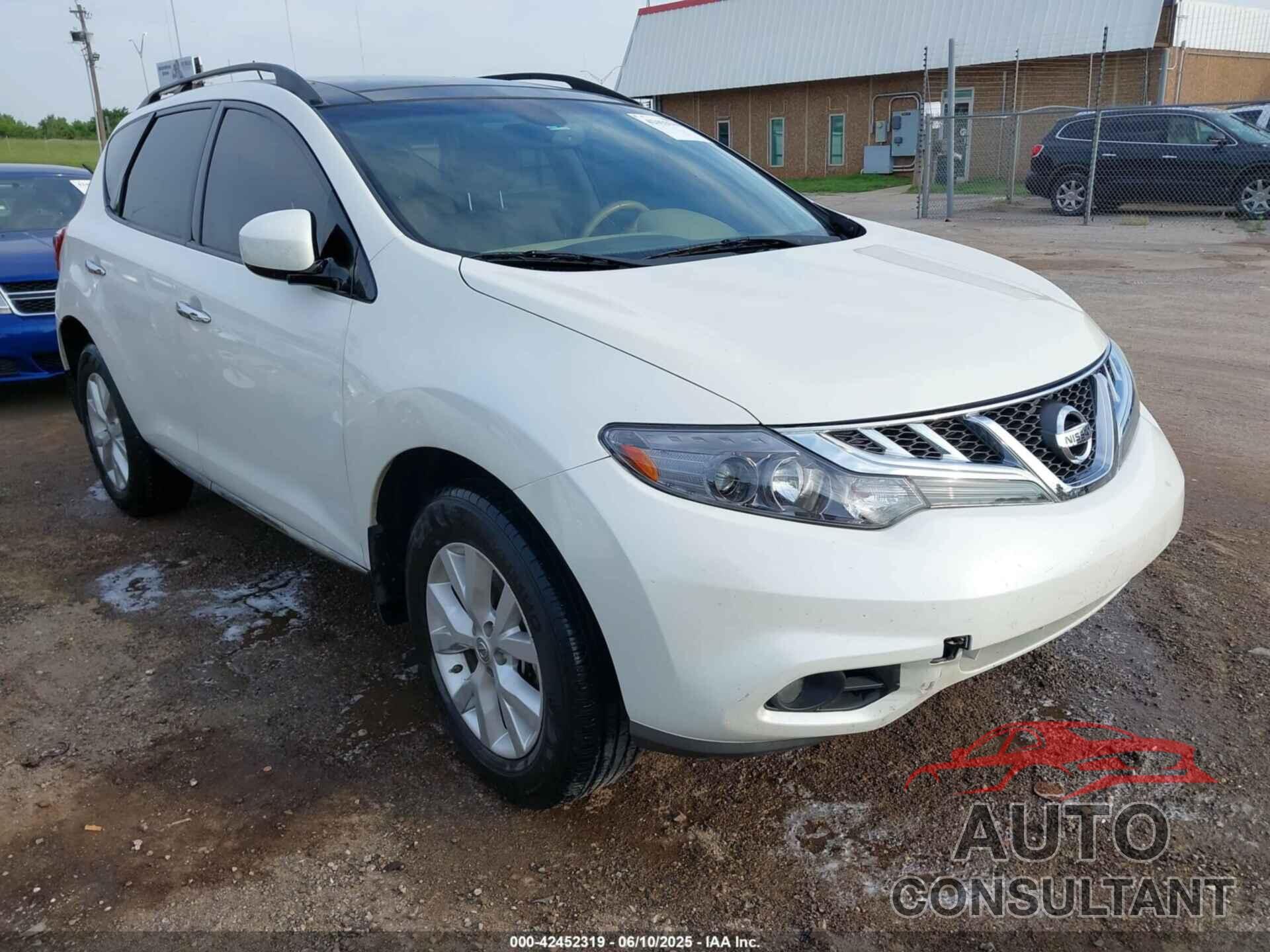 NISSAN MURANO 2014 - JN8AZ1MU2EW418503