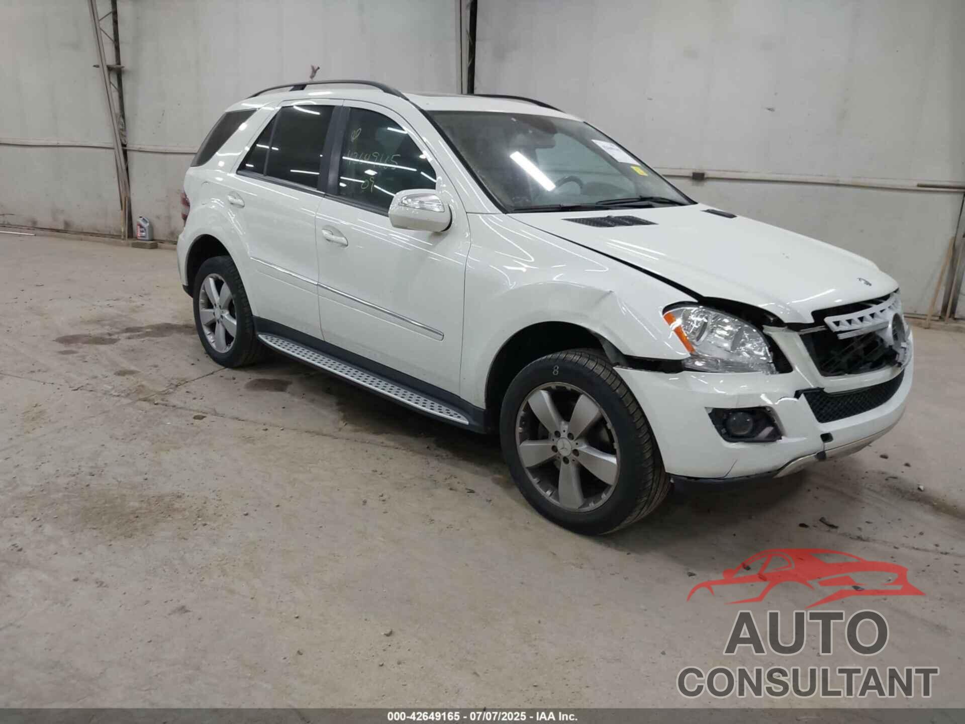 MERCEDES-BENZ ML 350 2009 - 4JGBB86E99A449362