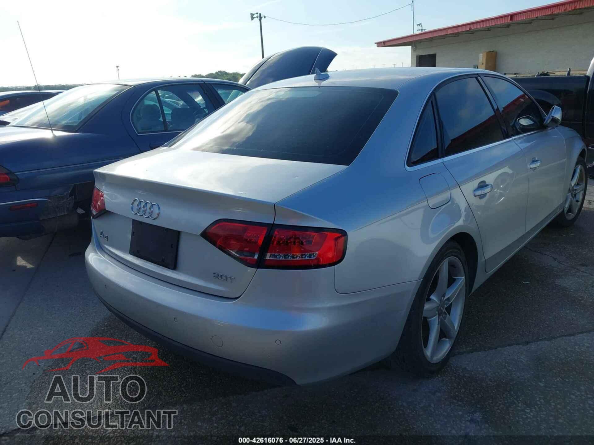 AUDI A4 2010 - WAUEFAFL7AN054120