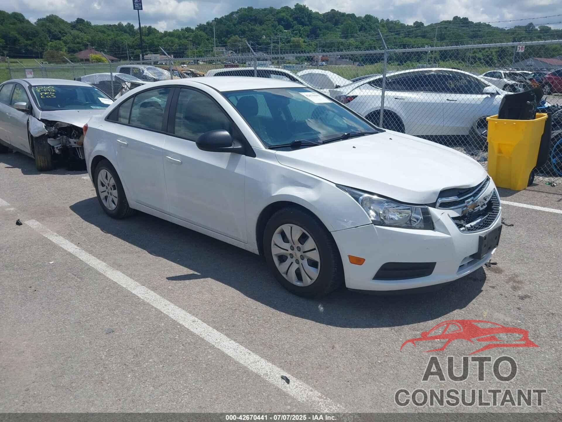 CHEVROLET CRUZE 2014 - 1G1PA5SH0E7248753
