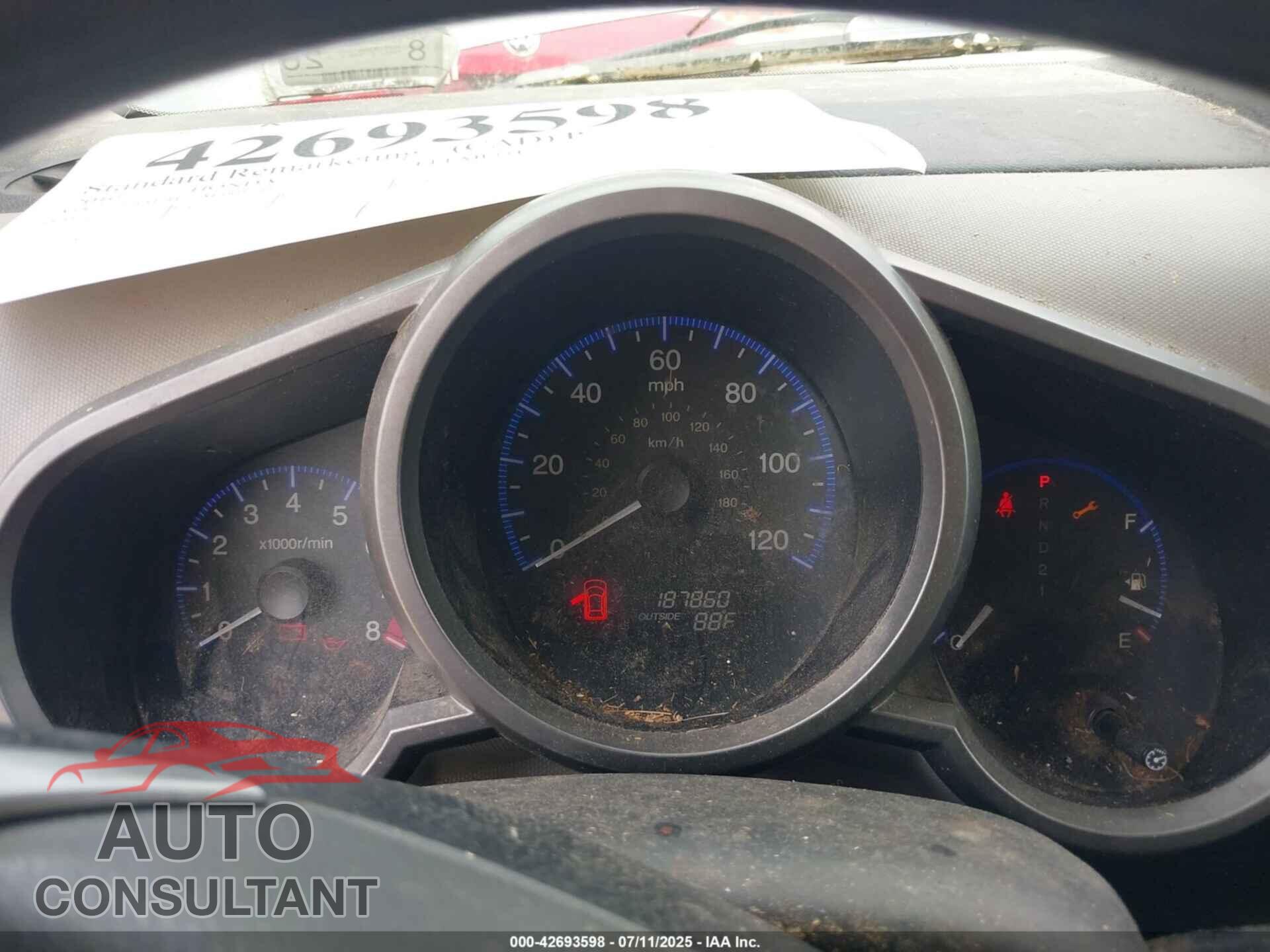 HONDA ELEMENT 2010 - 5J6YH2H77AL001231