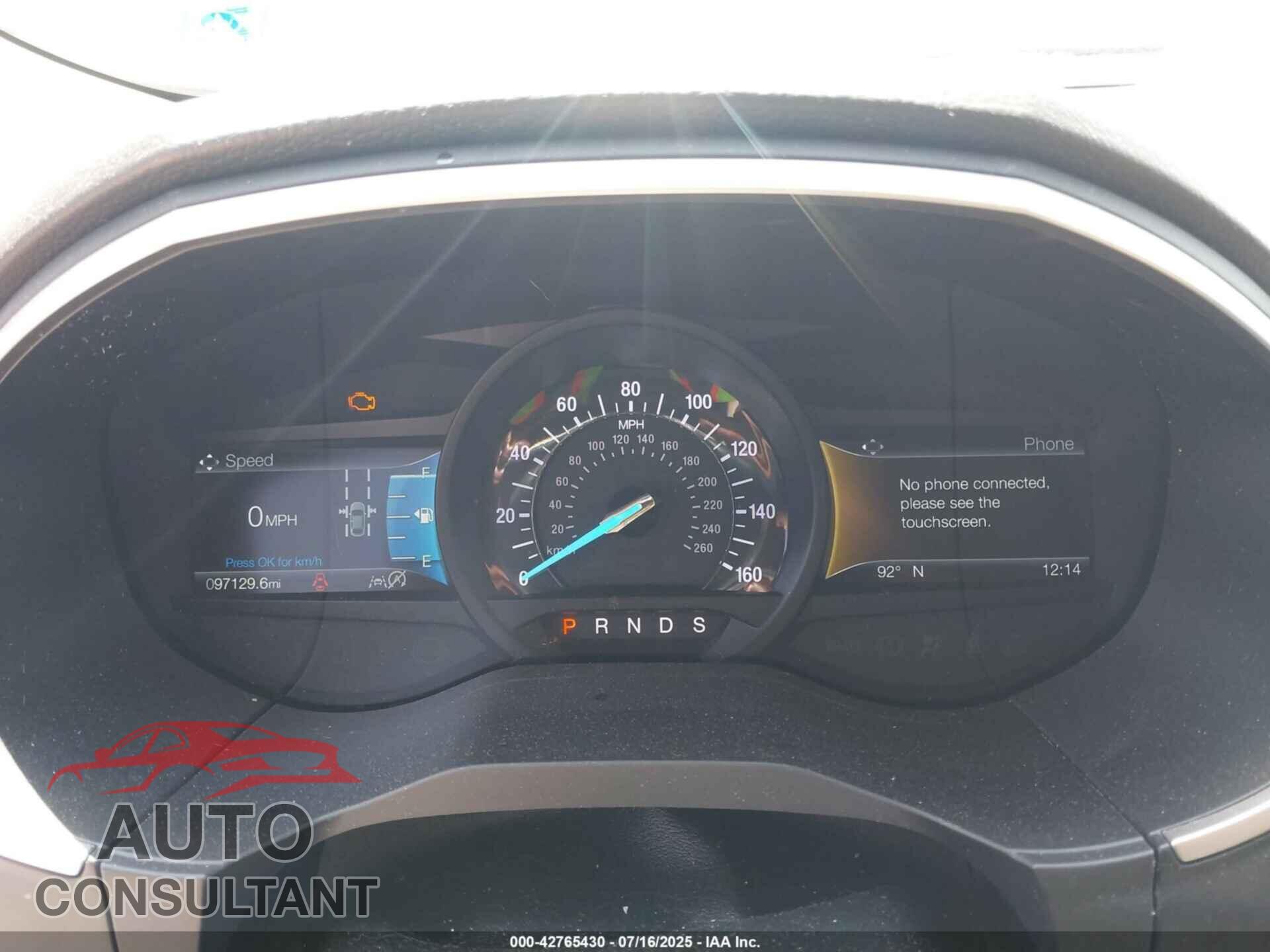 FORD EDGE 2019 - 2FMPK4J95KBB47327