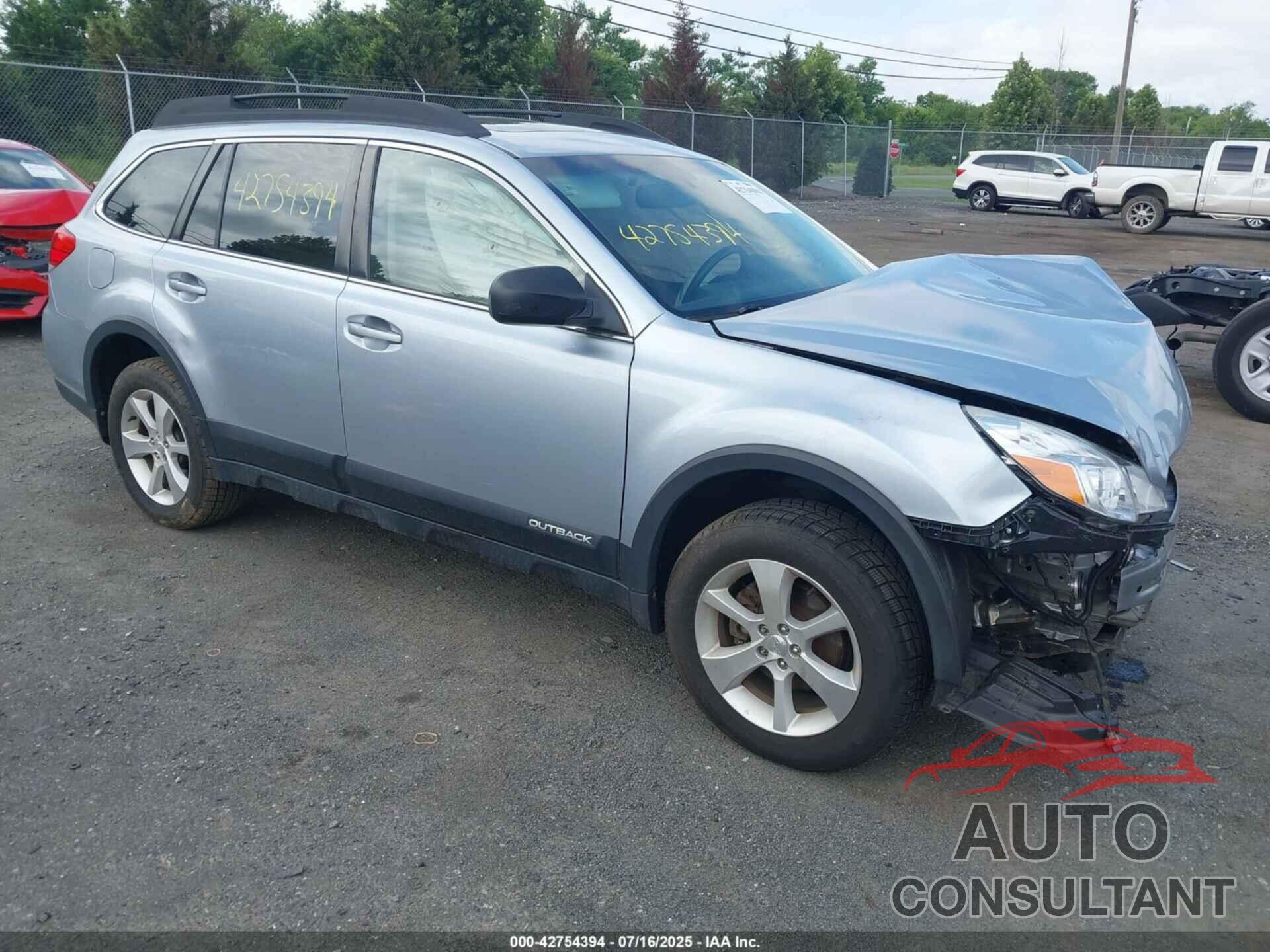 SUBARU OUTBACK 2013 - 4S4BRCPC5D3239866