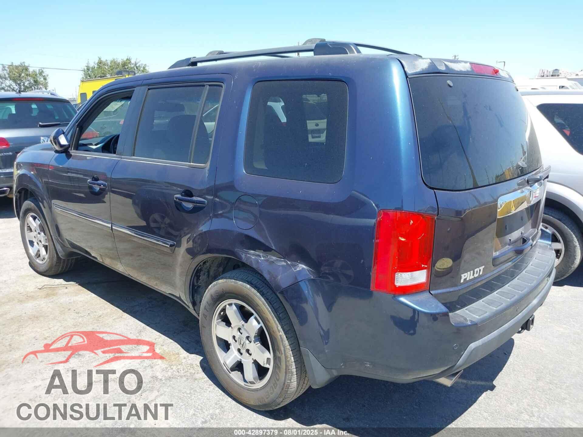 HONDA PILOT 2011 - 5FNYF3H98BB056455