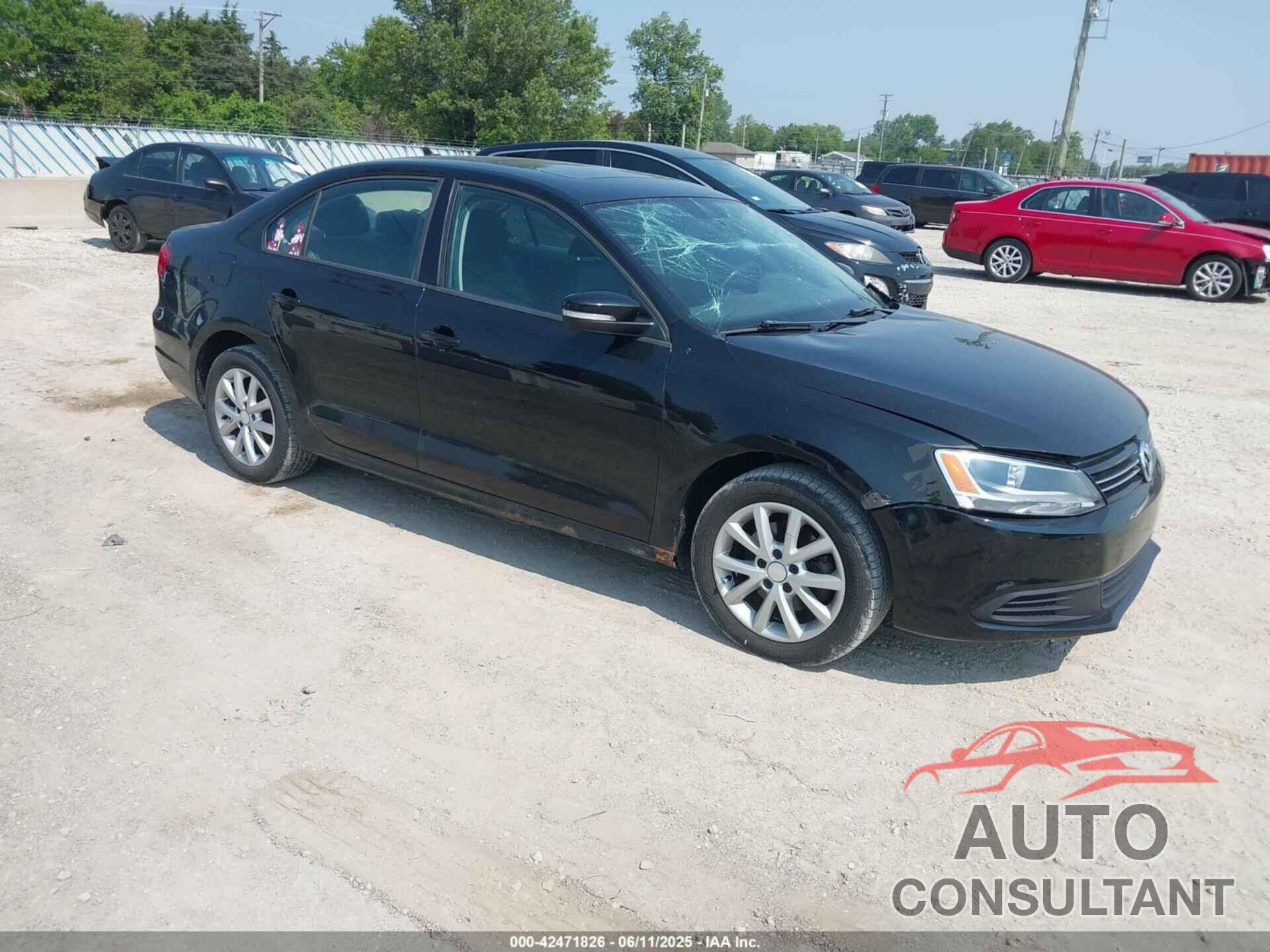 VOLKSWAGEN JETTA 2012 - 3VWDX7AJ6CM309287
