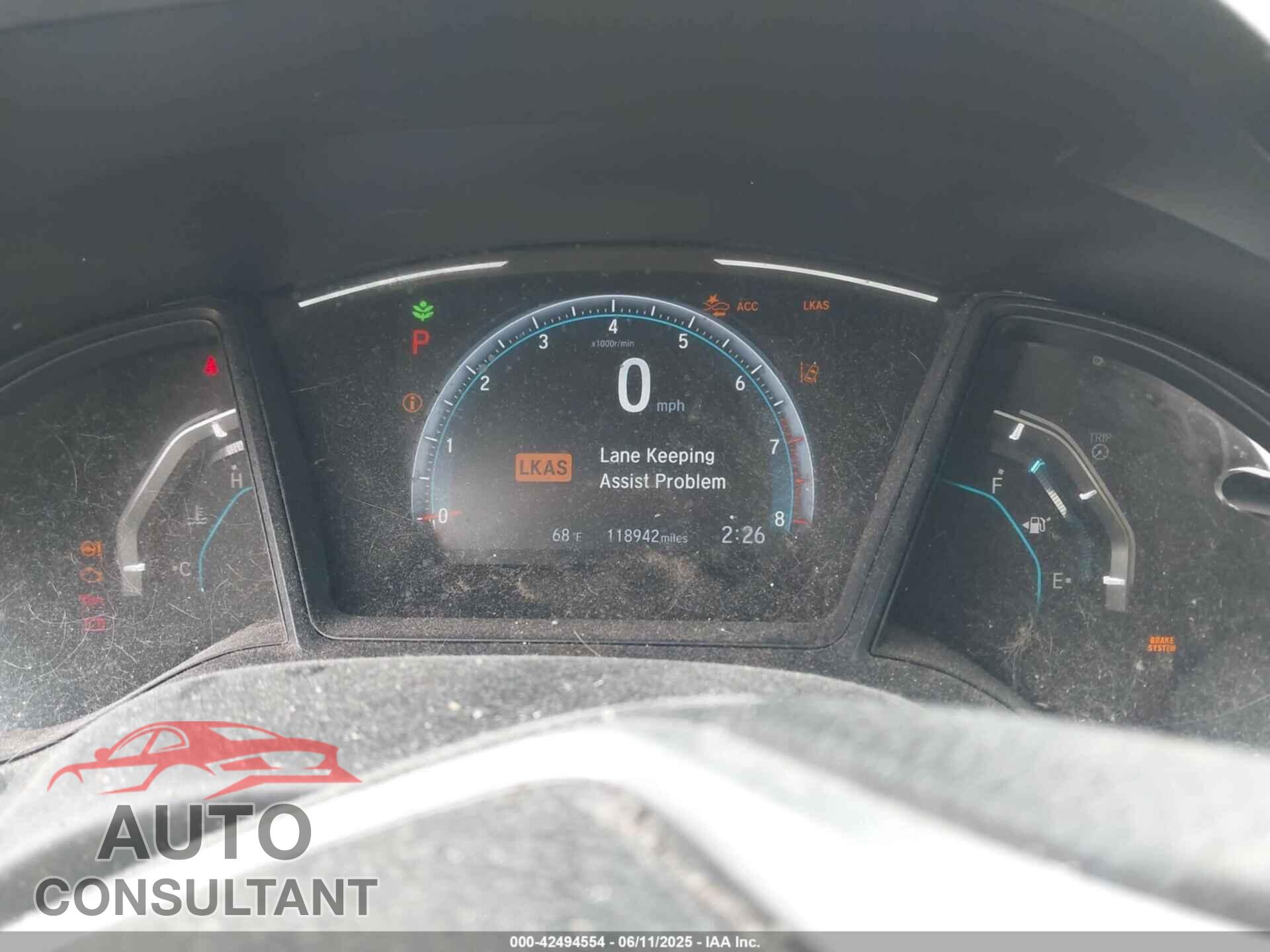 HONDA CIVIC 2020 - 19XFC2F69LE006559