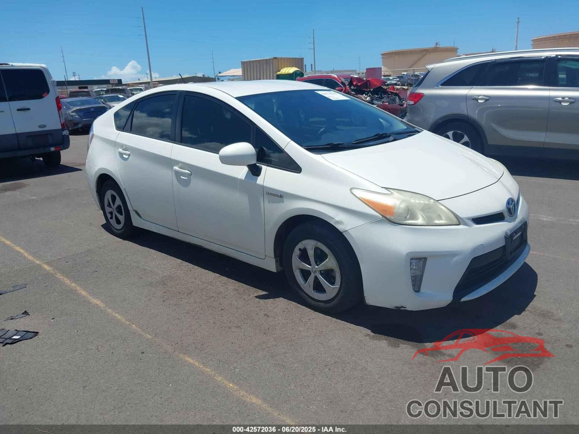TOYOTA PRIUS 2012 - JTDKN3DU8C5531804