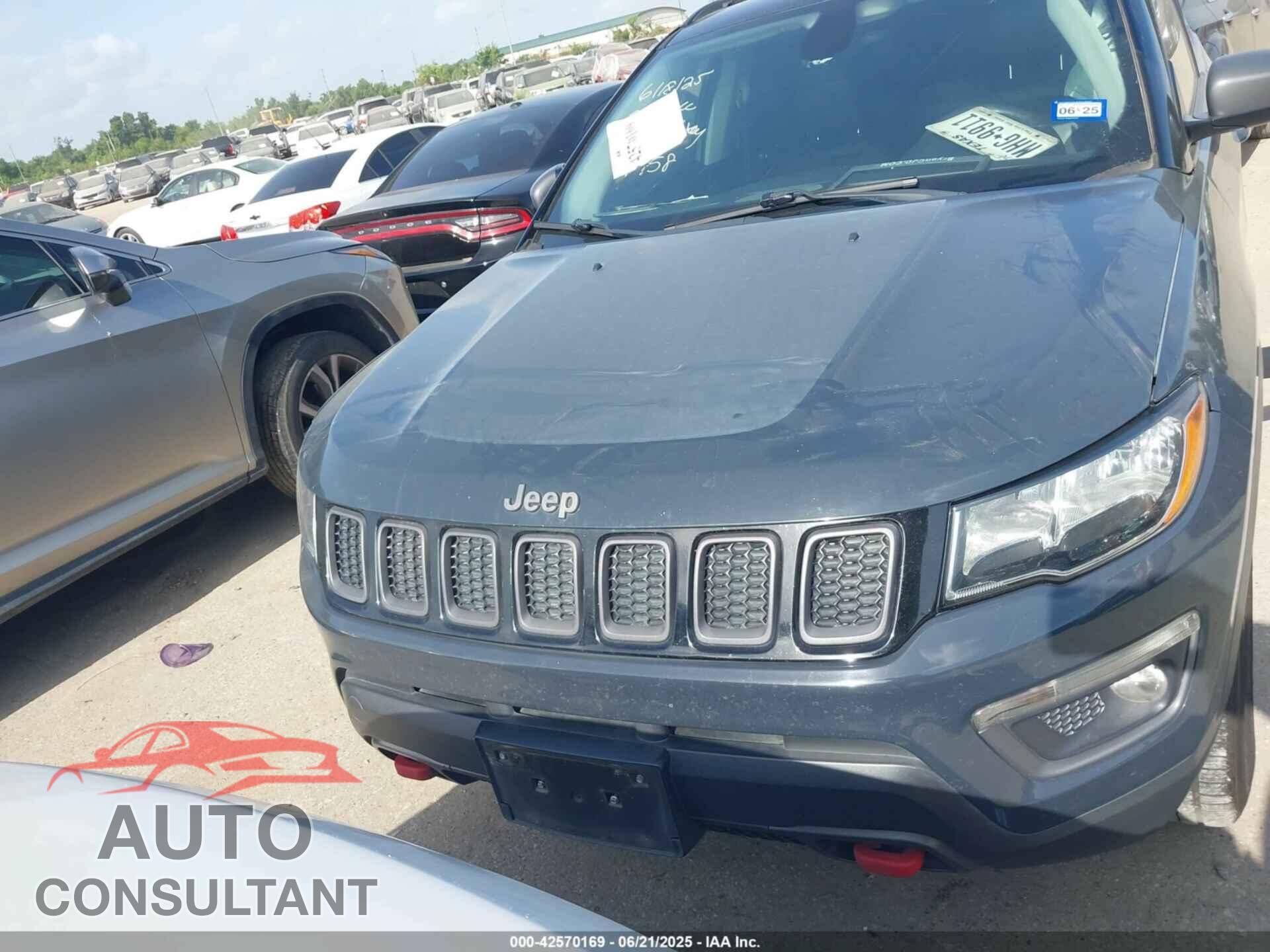 JEEP COMPASS 2017 - 3C4NJDDB9HT667458