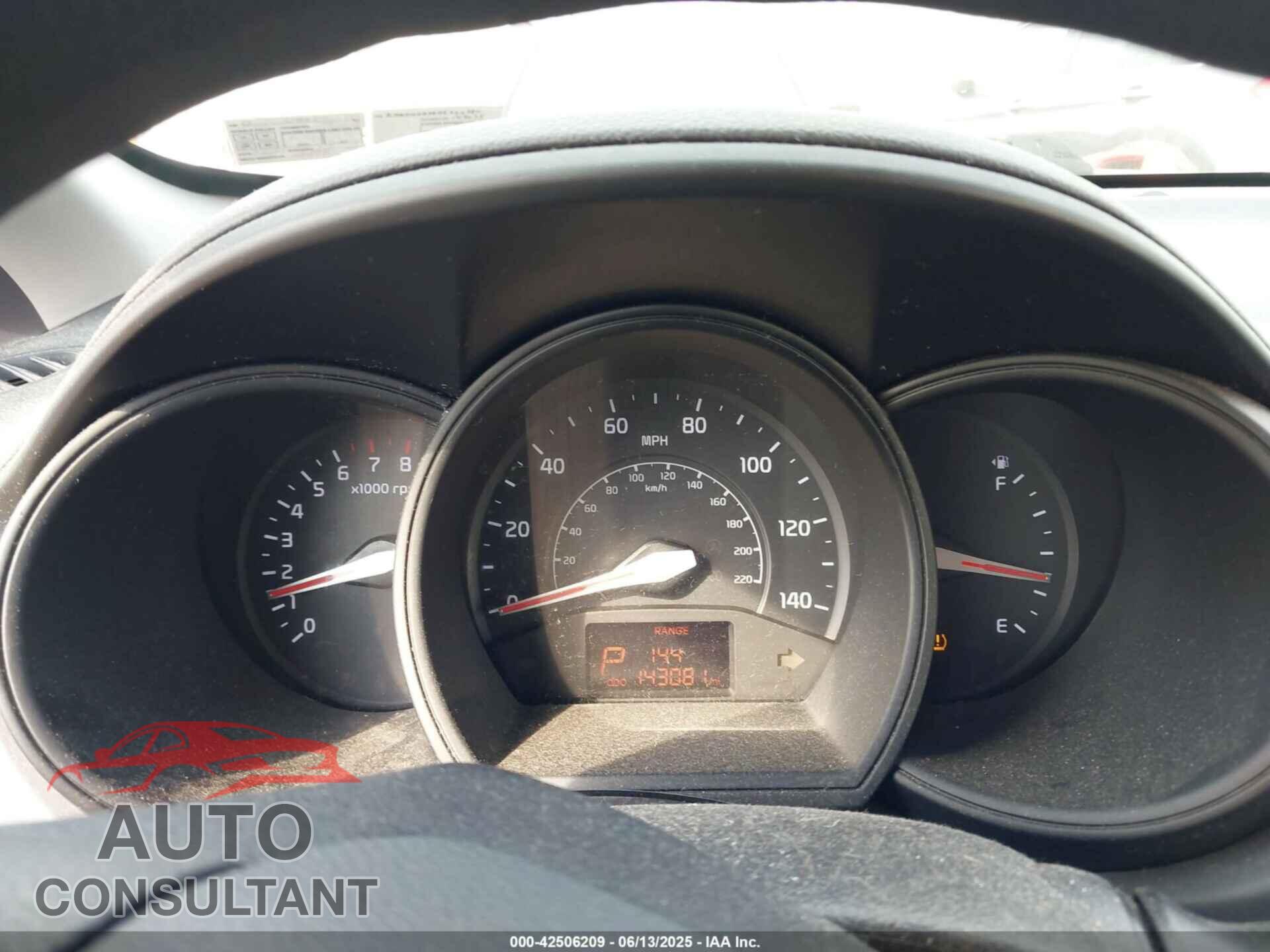 KIA RIO 2013 - KNADM5A38D6245284