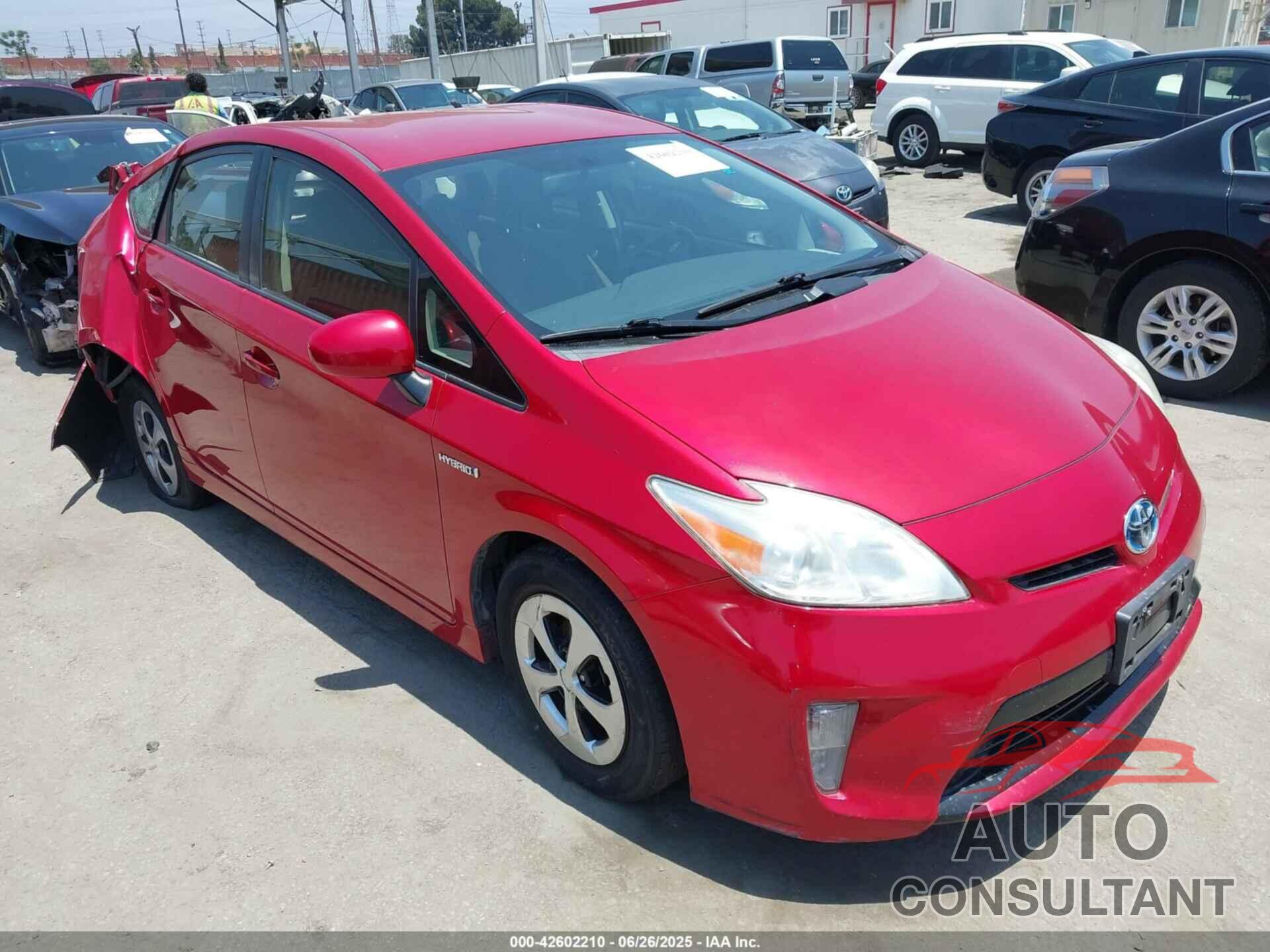 TOYOTA PRIUS 2013 - JTDKN3DU8D1685373